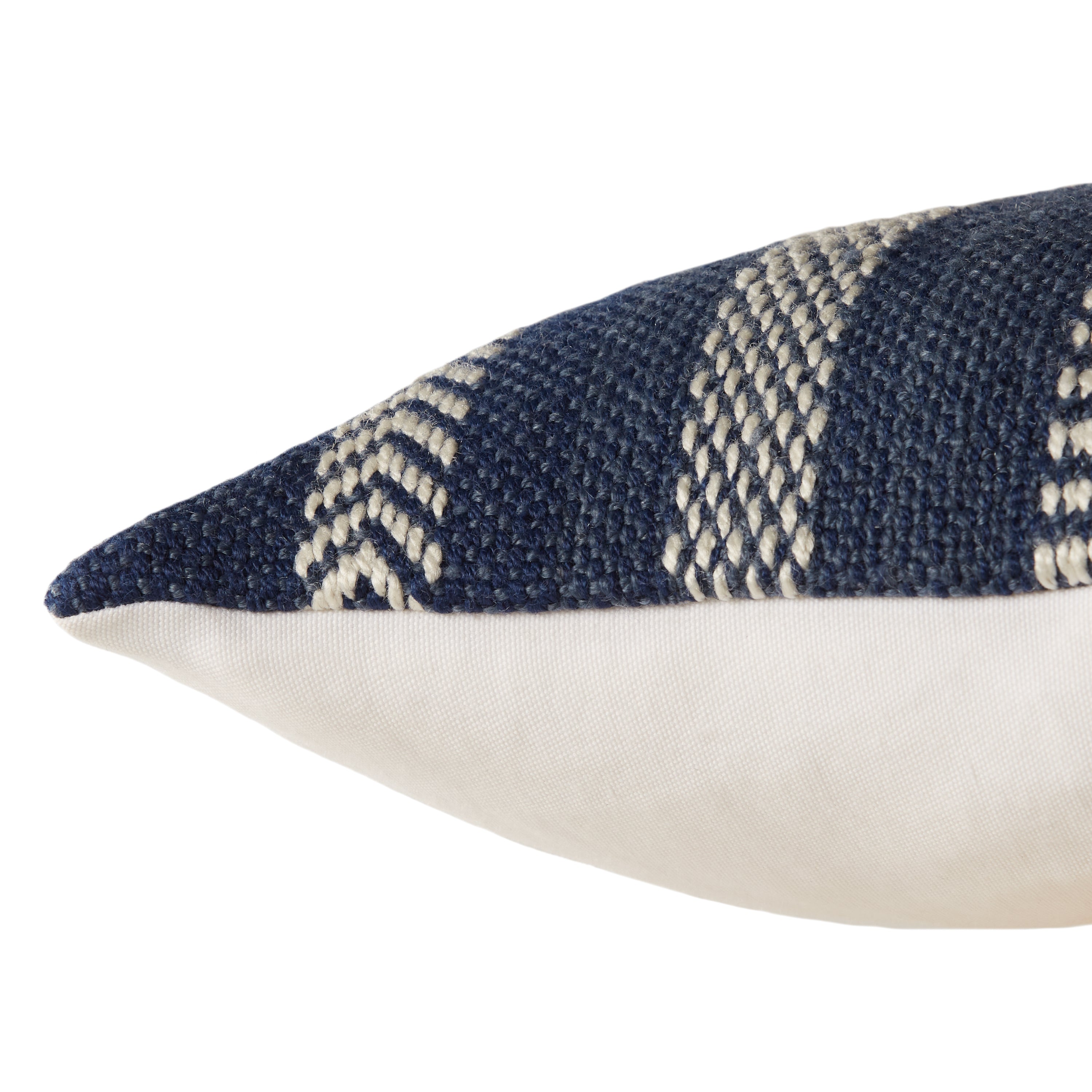 Label J Papyrus Pillow - Blue/Ivory (PMP02)