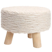 Jaipur Living Penna Pouf - Ivory (PNA01)