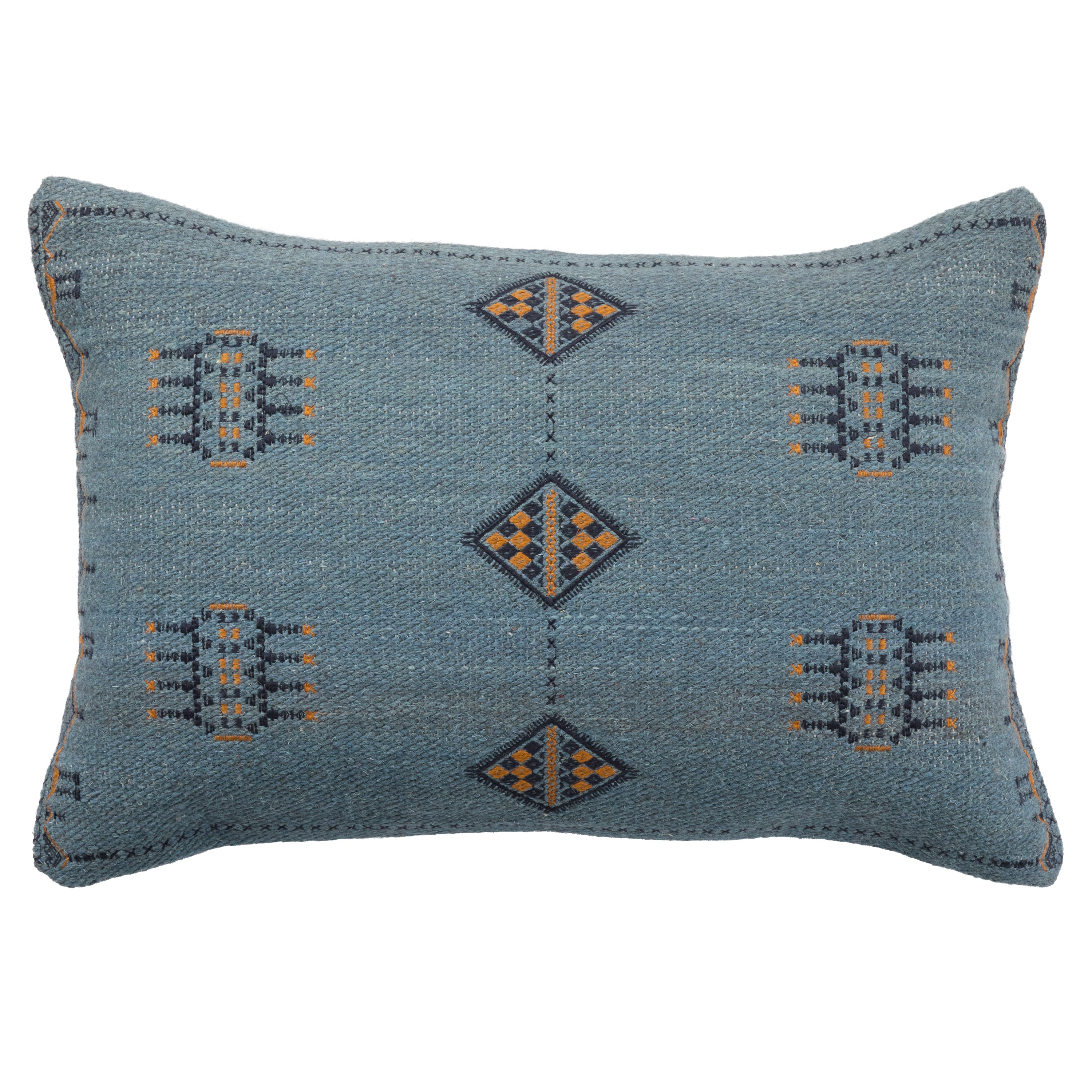 Jaipur Living Tanant Pillow - Dark Blue/Gold (PUB02)
