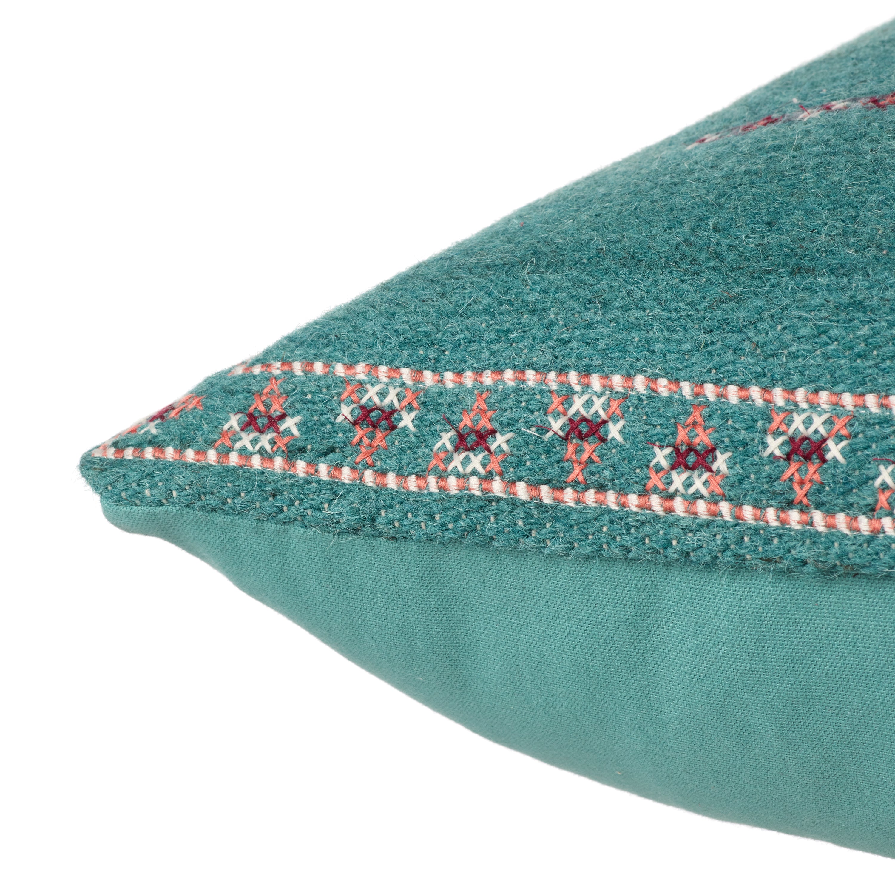 Jaipur Living Zaida Pillow - Teal/Terracotta (PUB10)