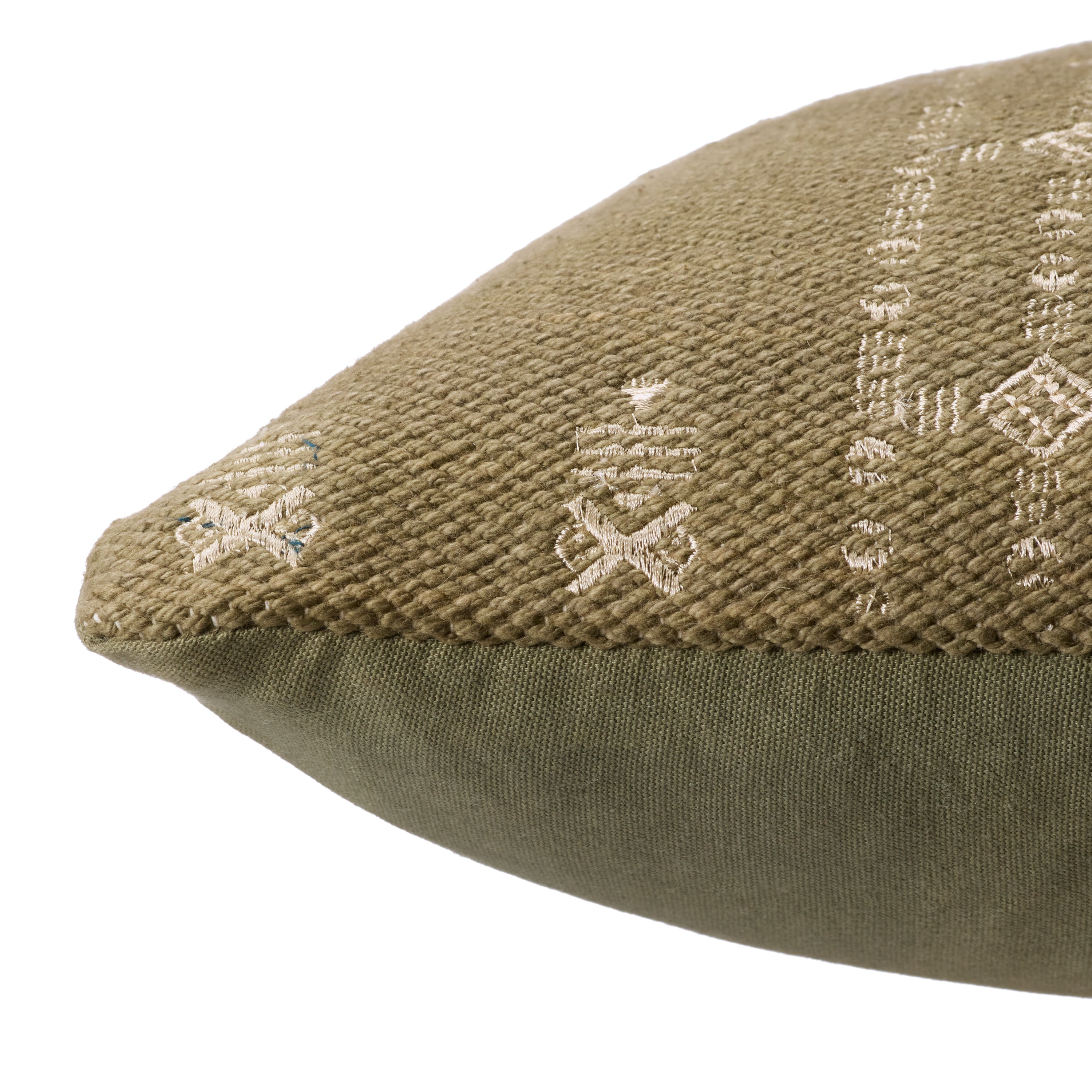 Jaipur Living Tarik Pillow - Olive Green/Cream (PUB14)
