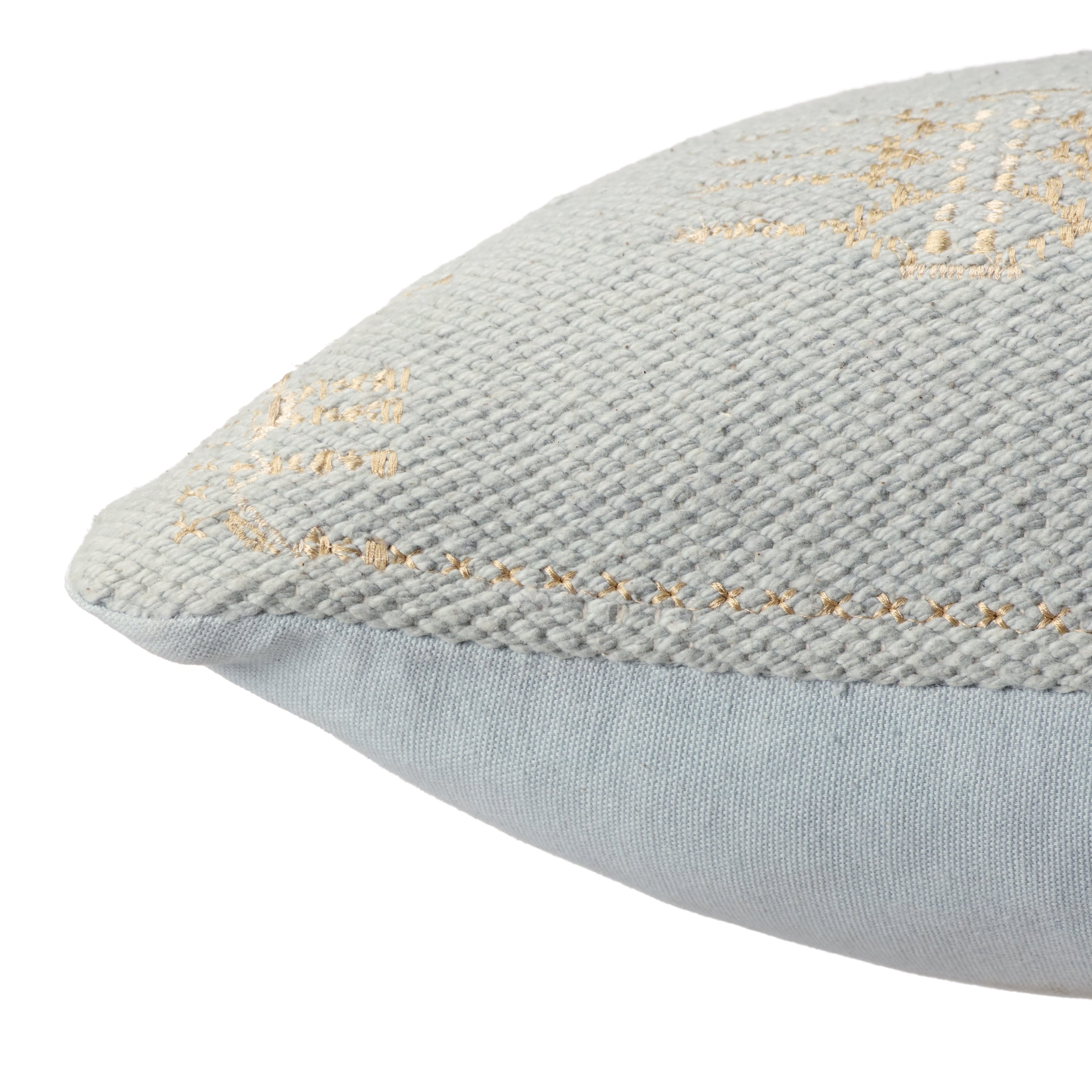 Jaipur Living Lisha Pillow - Light Blue/Silver (PUB15)