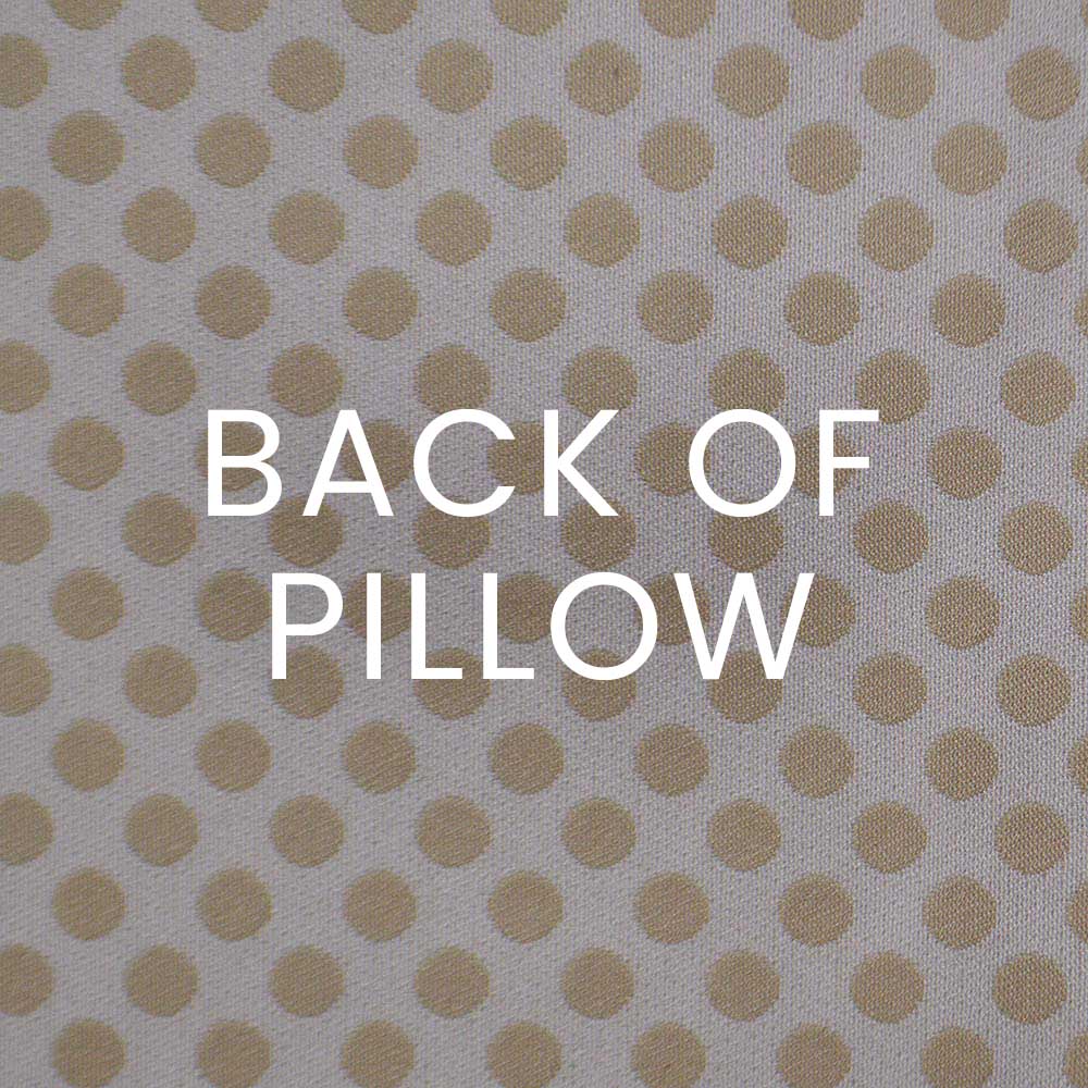 D.V. Kap Home Polka Dots Pillow - Cream