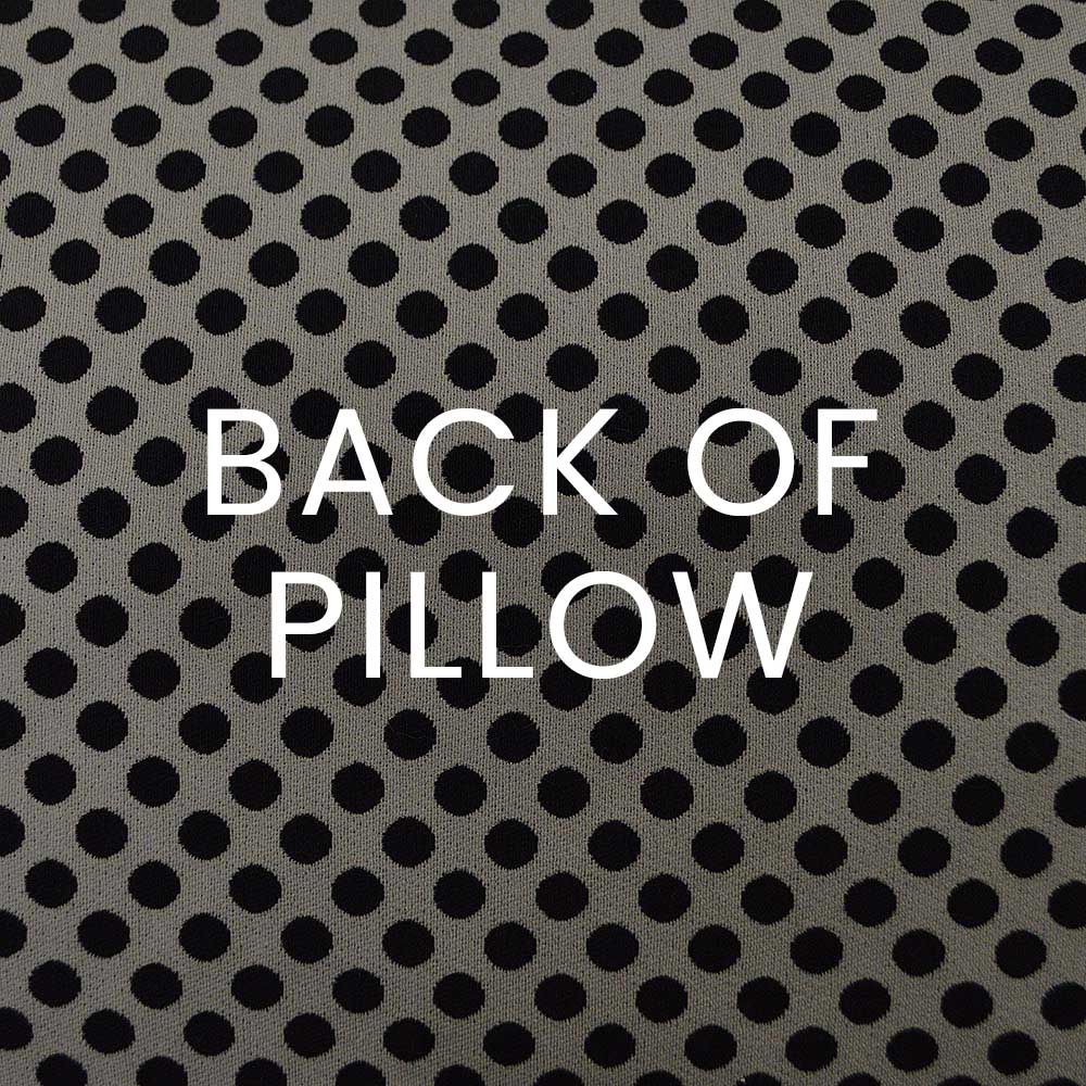D.V. Kap Home Polka Dots Pillow - Black