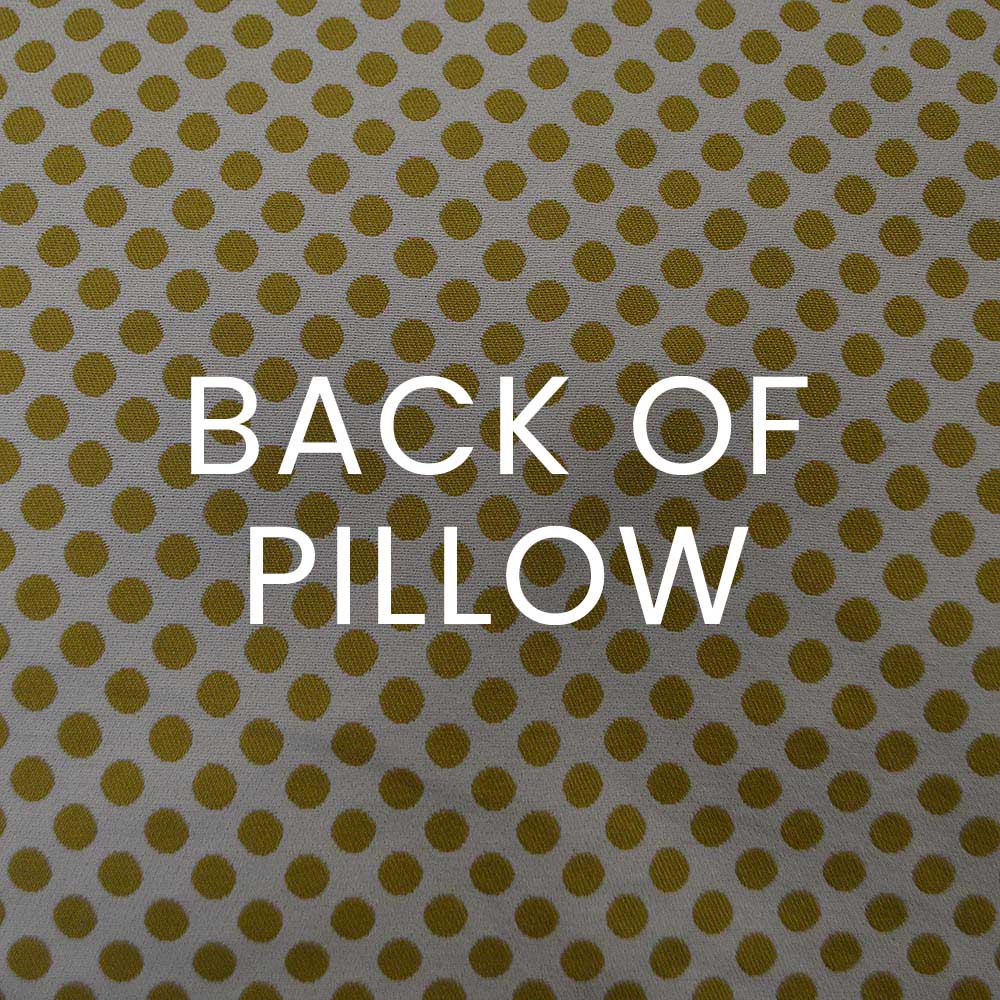 D.V. Kap Home Polka Dots Pillow - Gold
