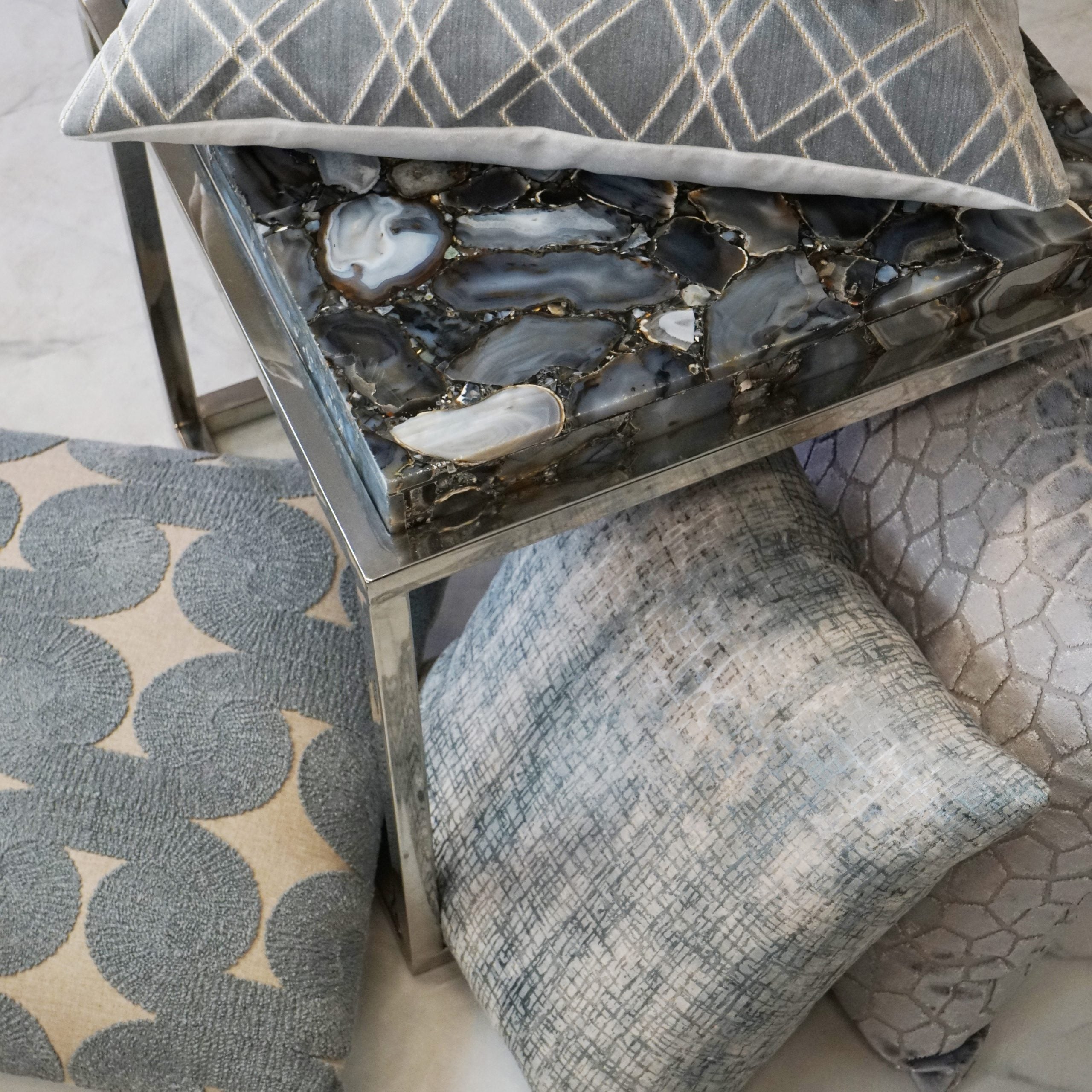 D.V. Kap Home Posh Den Pillow - Mist