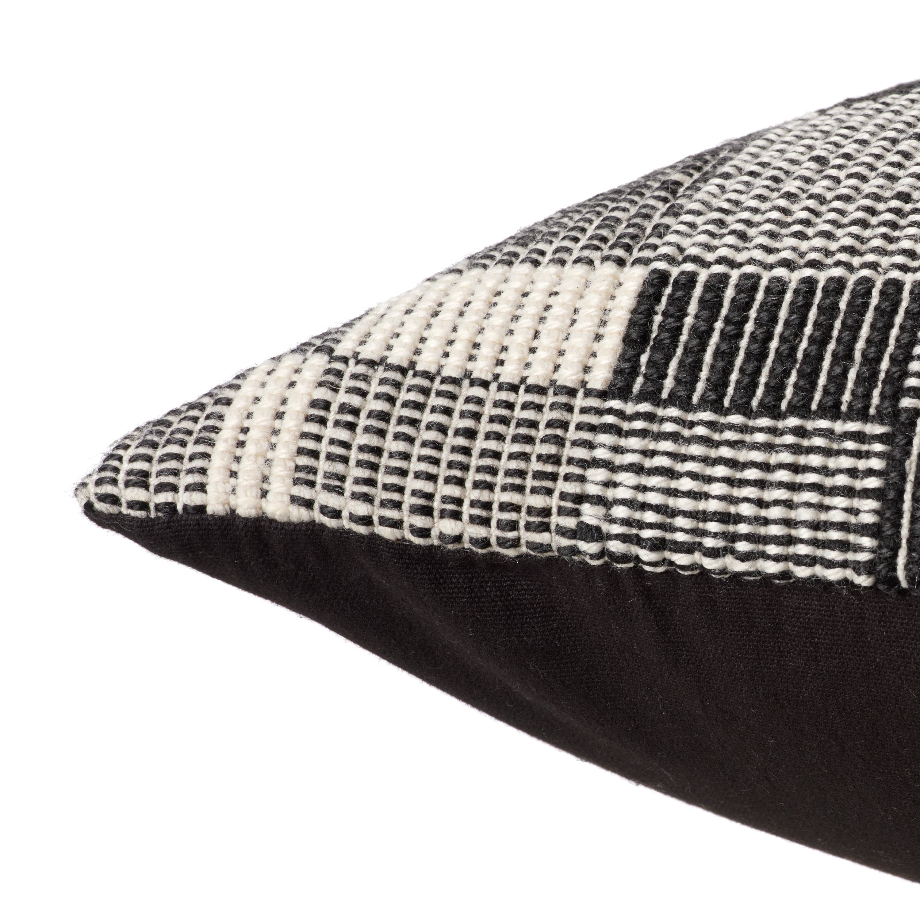Jaipur Living Wren Pillow - Black/Cream (REN01)