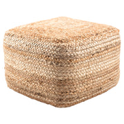Jaipur Living Sangam Pouf - Beige (SAA02)