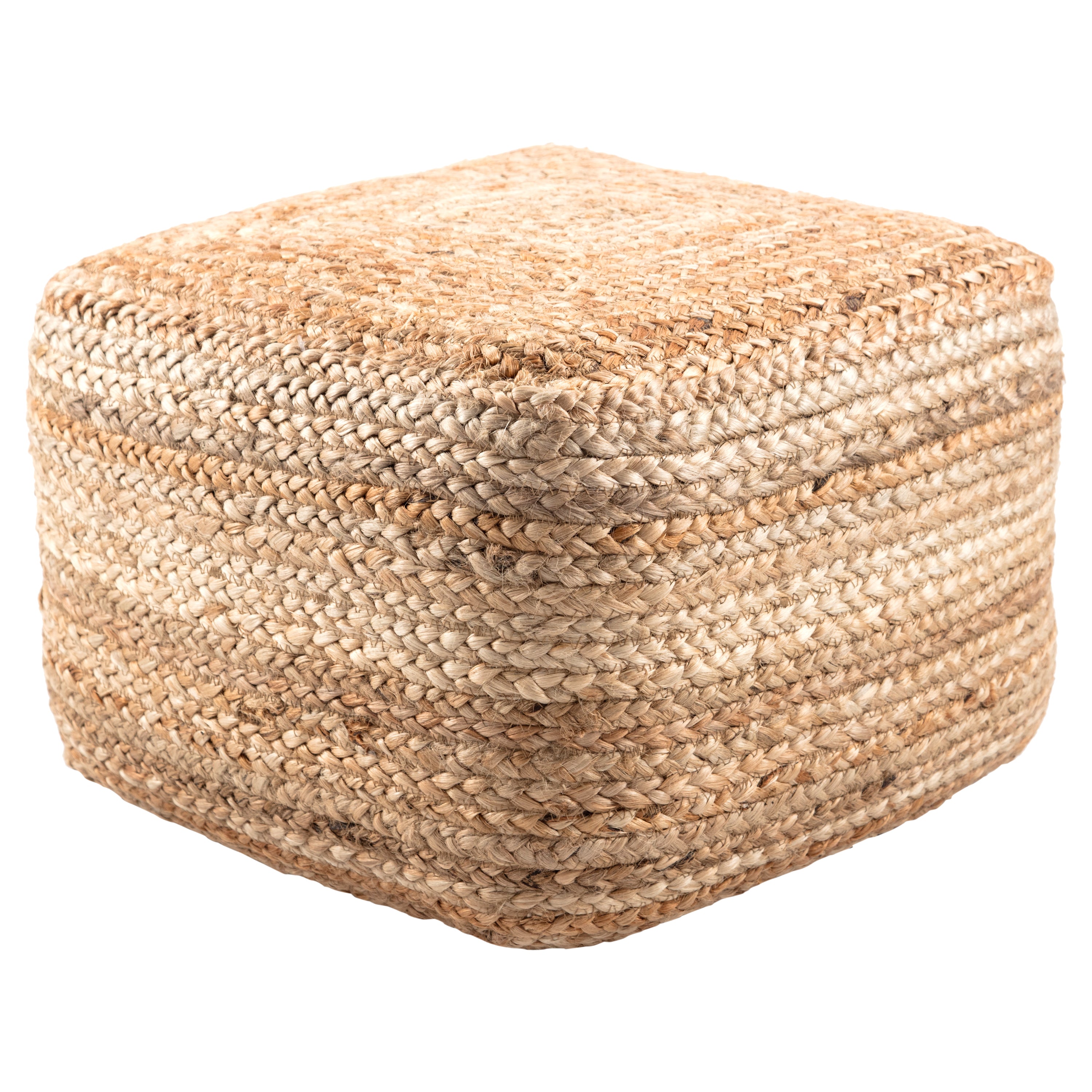 Jaipur Living Sangam Pouf - Beige (SAA02)