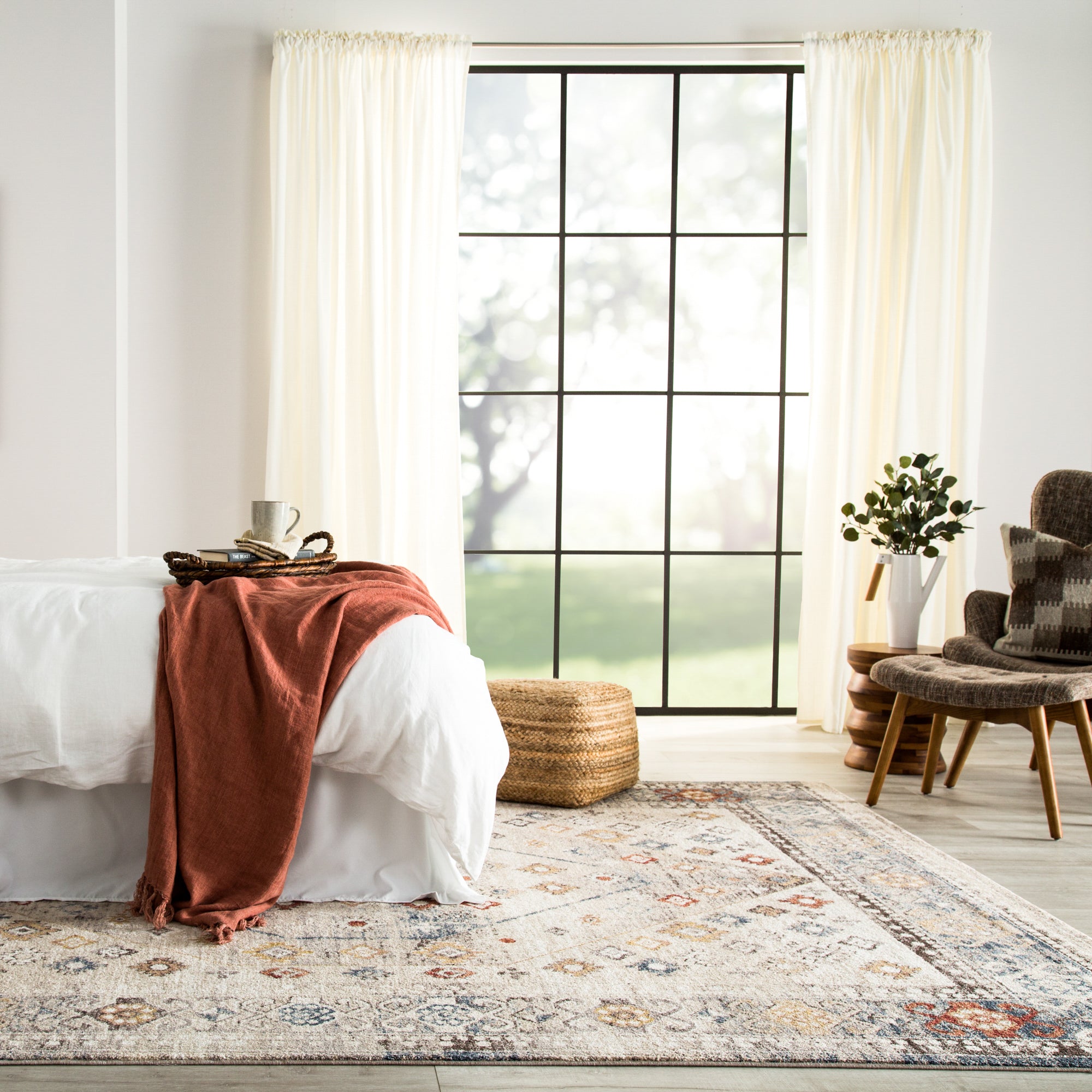 Jaipur Living Sangam Pouf - Beige (SAA02)
