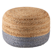 Jaipur Living Oliana Pouf - Light Gray/Beige (SAA11)