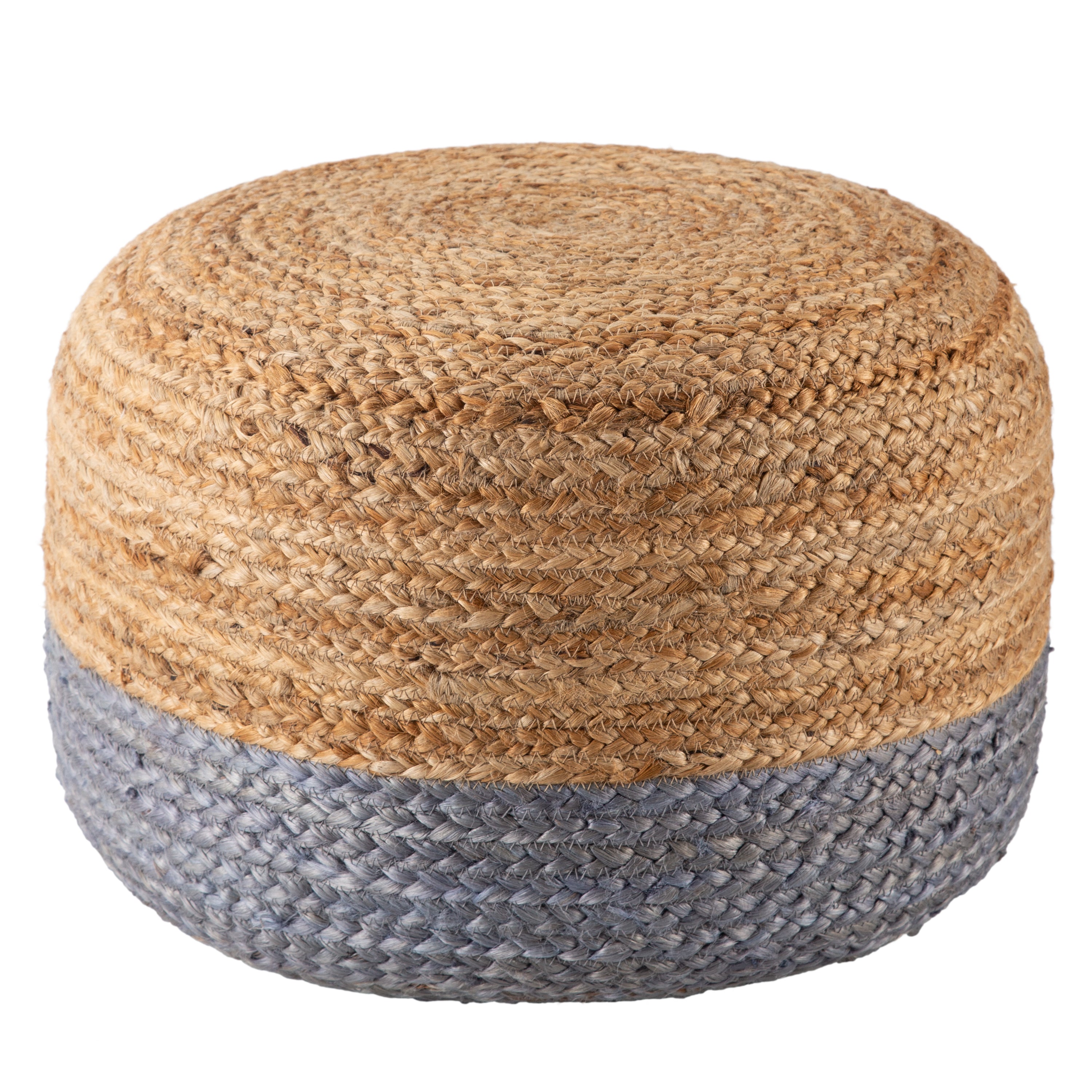 Jaipur Living Oliana Pouf - Light Gray/Beige (SAA11)