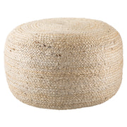 Jaipur Living Mesa Pouf - White (SAA15)