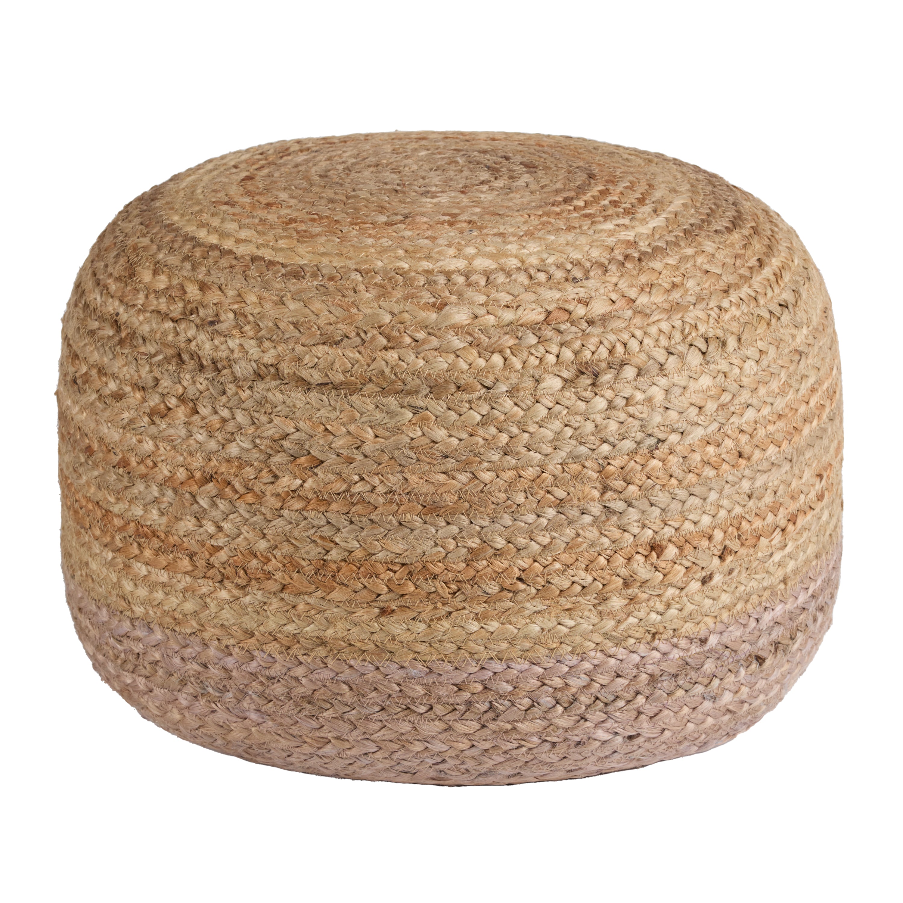 Jaipur Living Oliana Pouf - Taupe/Beige (SAA16)