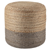 Jaipur Living Oliana Pouf - Taupe/Beige (SAA17)