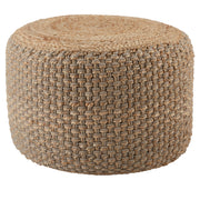 Jaipur Living Kealani Pouf - Gray/Beige (SAA20)