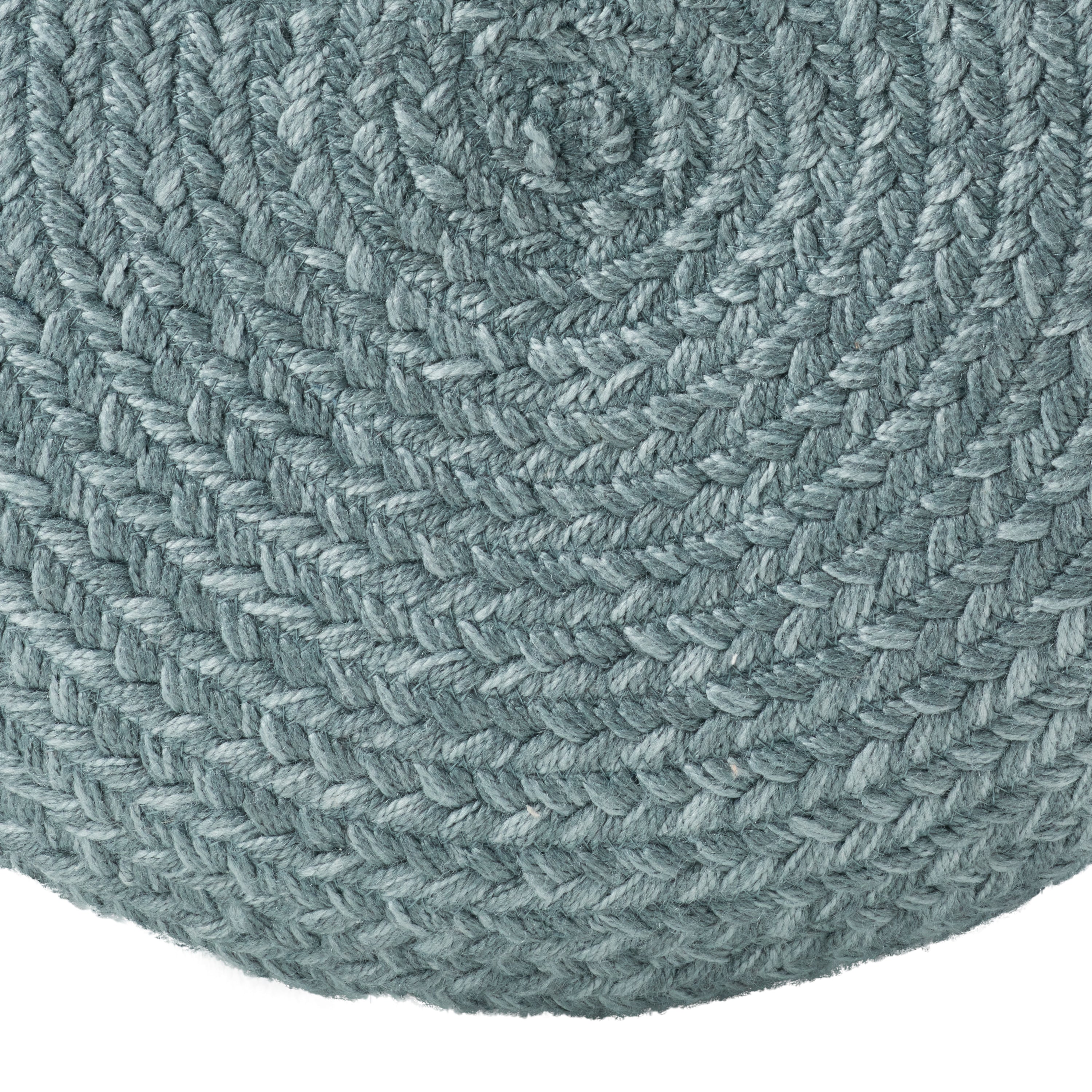 Label J Grayton Pouf - Blue/White (SAS12)