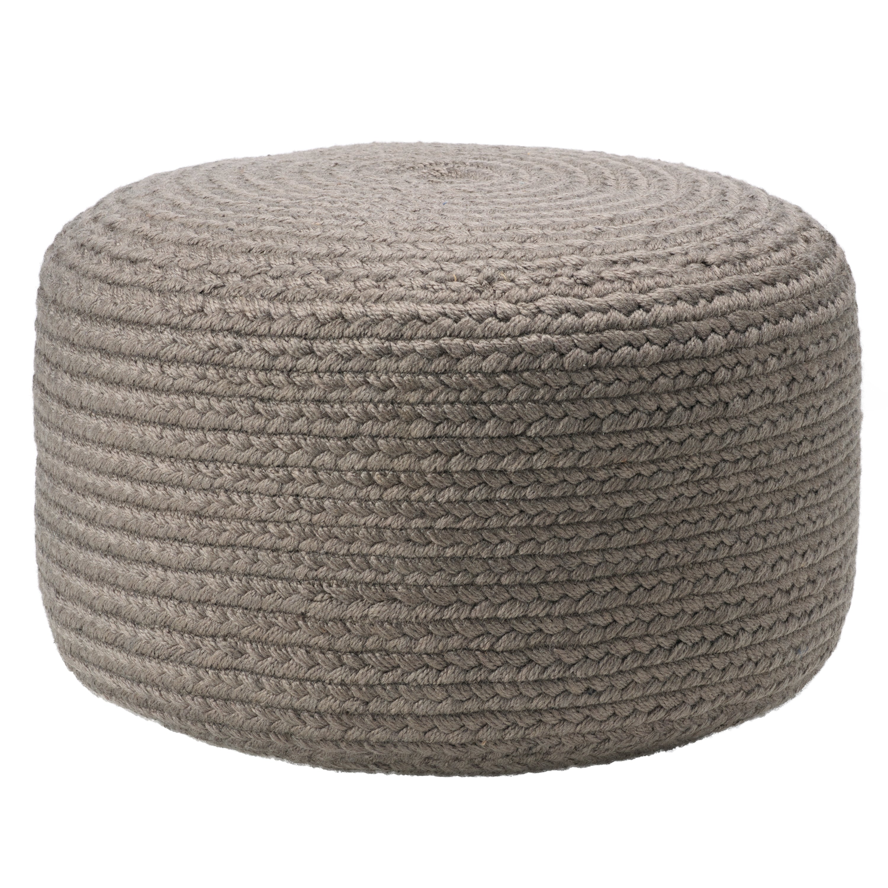 Label J Santa Rosa Pouf - Light Gray (SAS13)