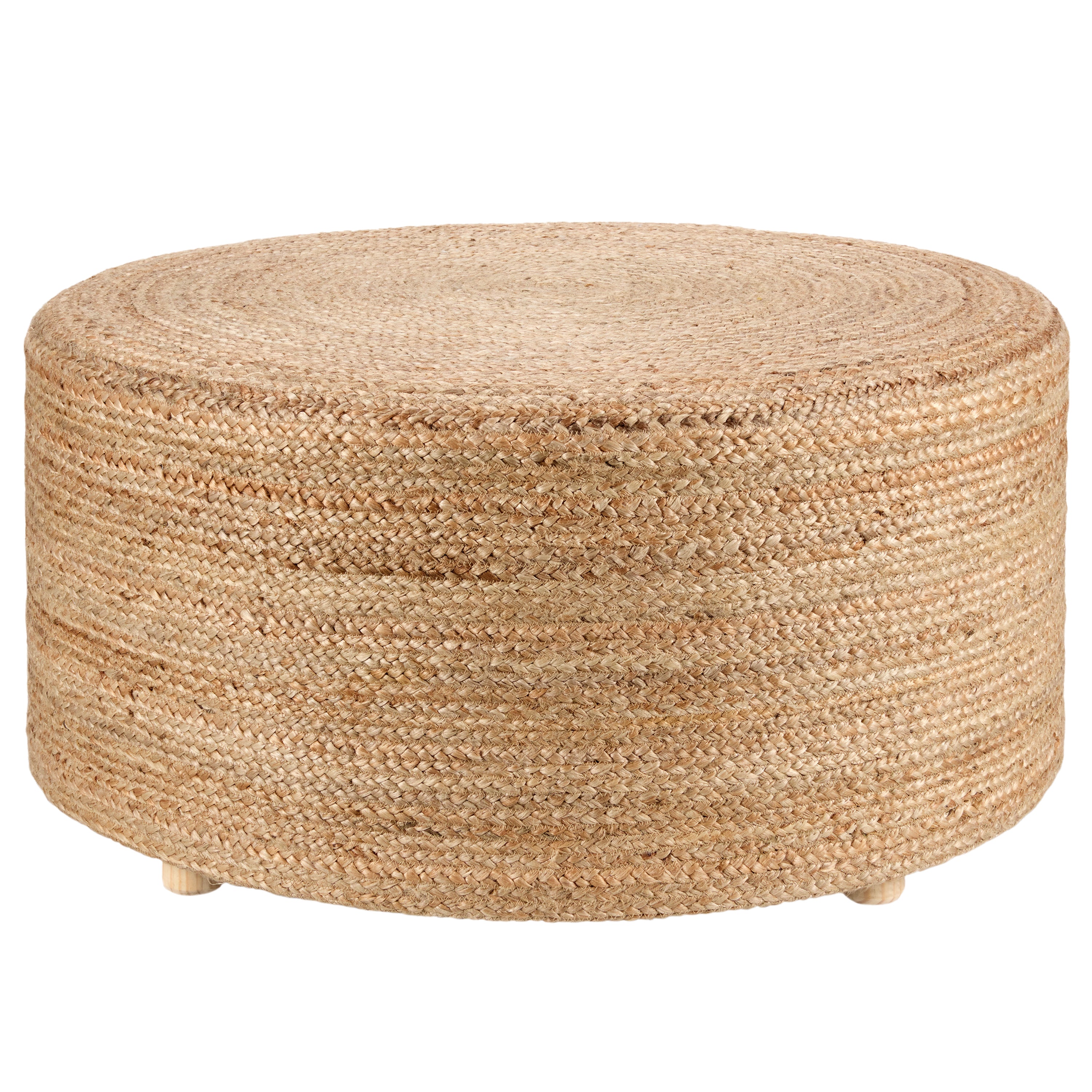 Jaipur Living Barnum Pouf - Natural (SBT02)