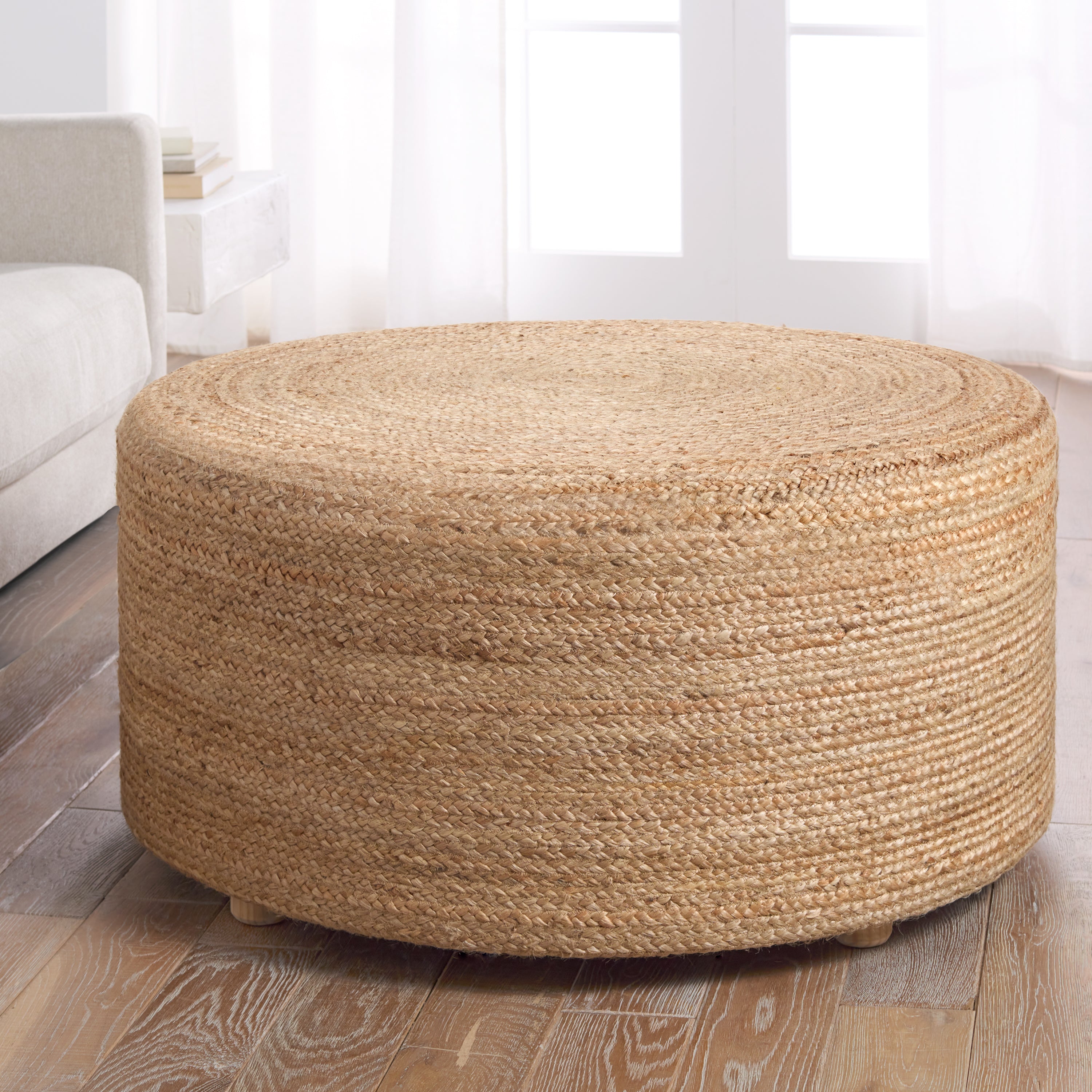 Jaipur Living Barnum Pouf - Natural (SBT02)