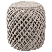 Jaipur Living Guna Pouf - Gray (SCP02)
