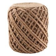 Jaipur Living Guna Pouf - Tan (SCP19)