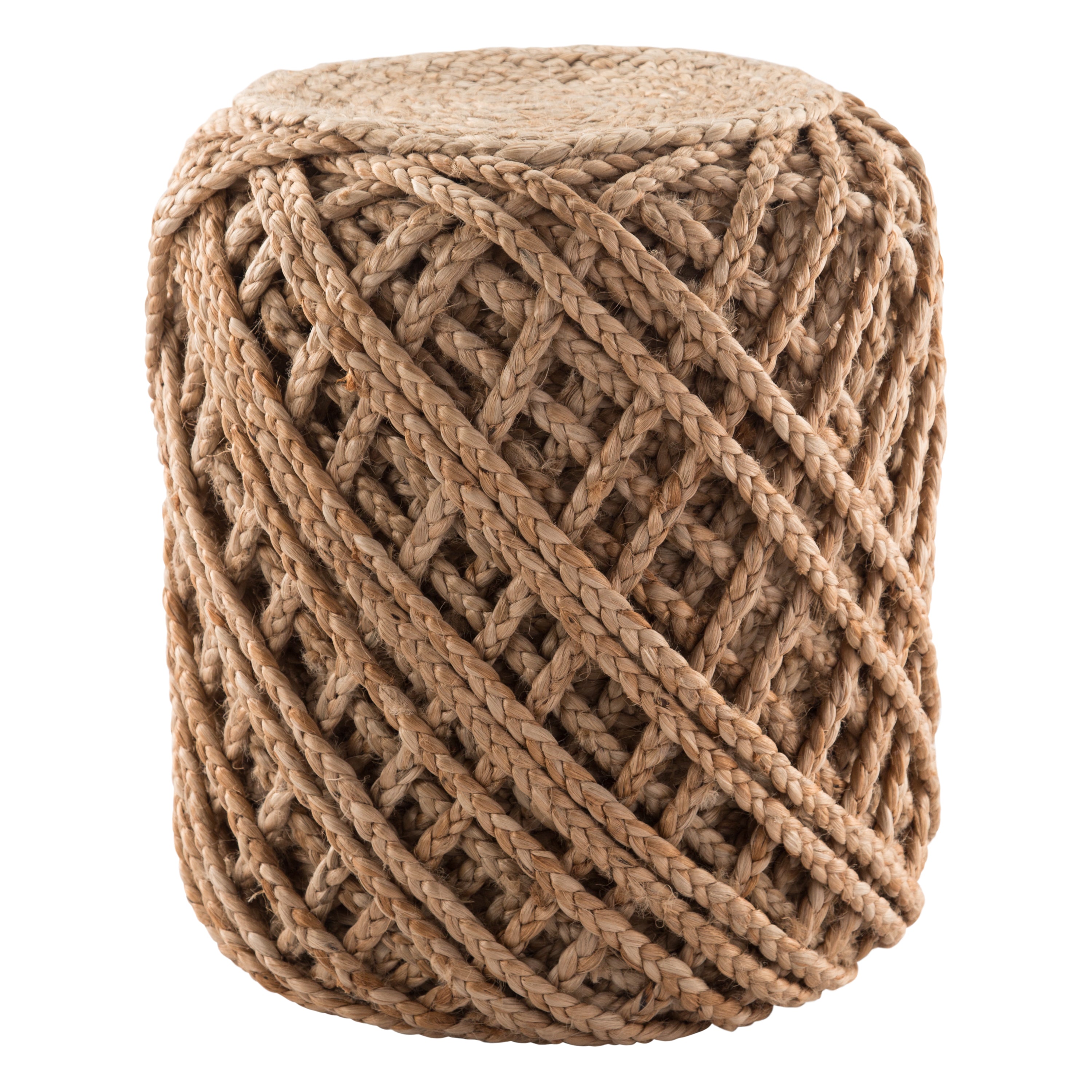 Jaipur Living Guna Pouf - Tan (SCP19)