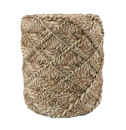 Jaipur Living Ystad Pouf - Beige/White (SCP20)