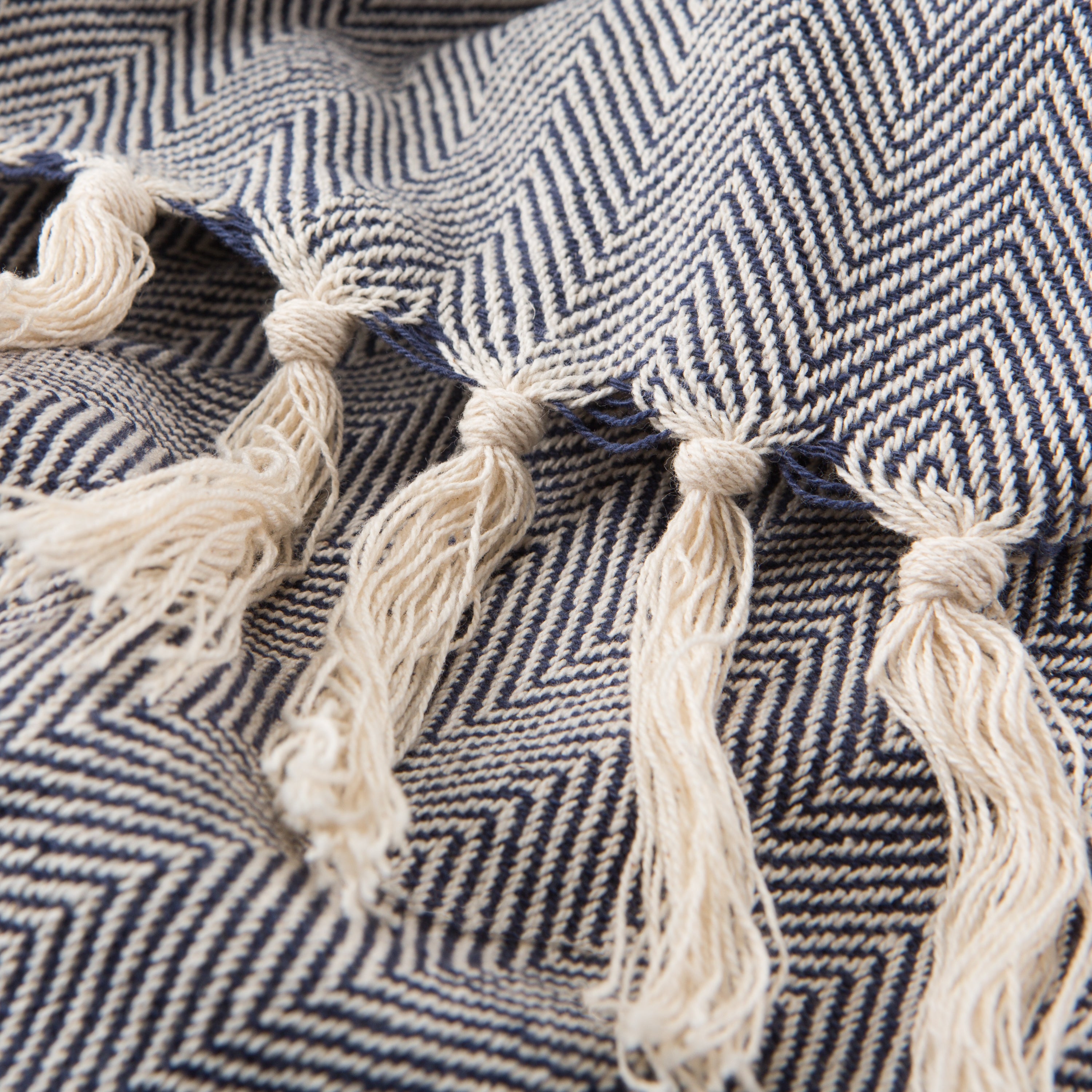 Jaipur Living Sea-01 Throw - Blue/Cream (SEA01)