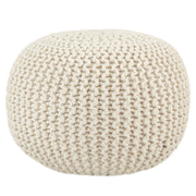 Label J Asilah Pouf - White (SMR01)