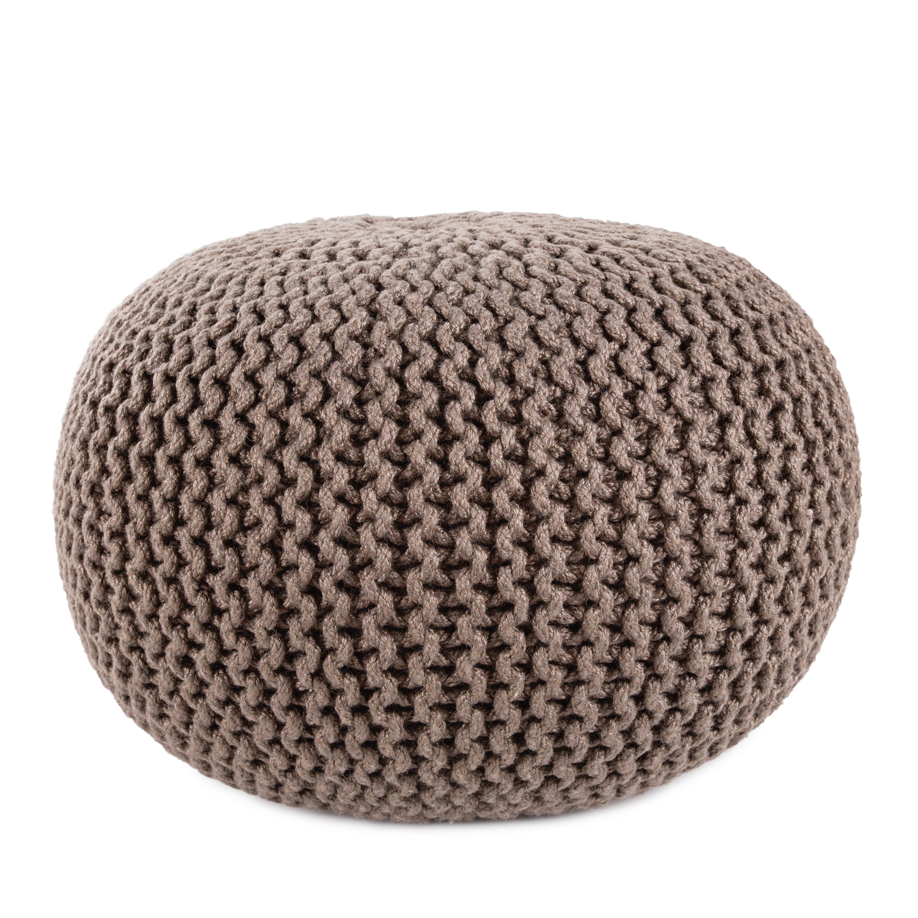 Label J Asilah Pouf - Dark Taupe (SMR02)