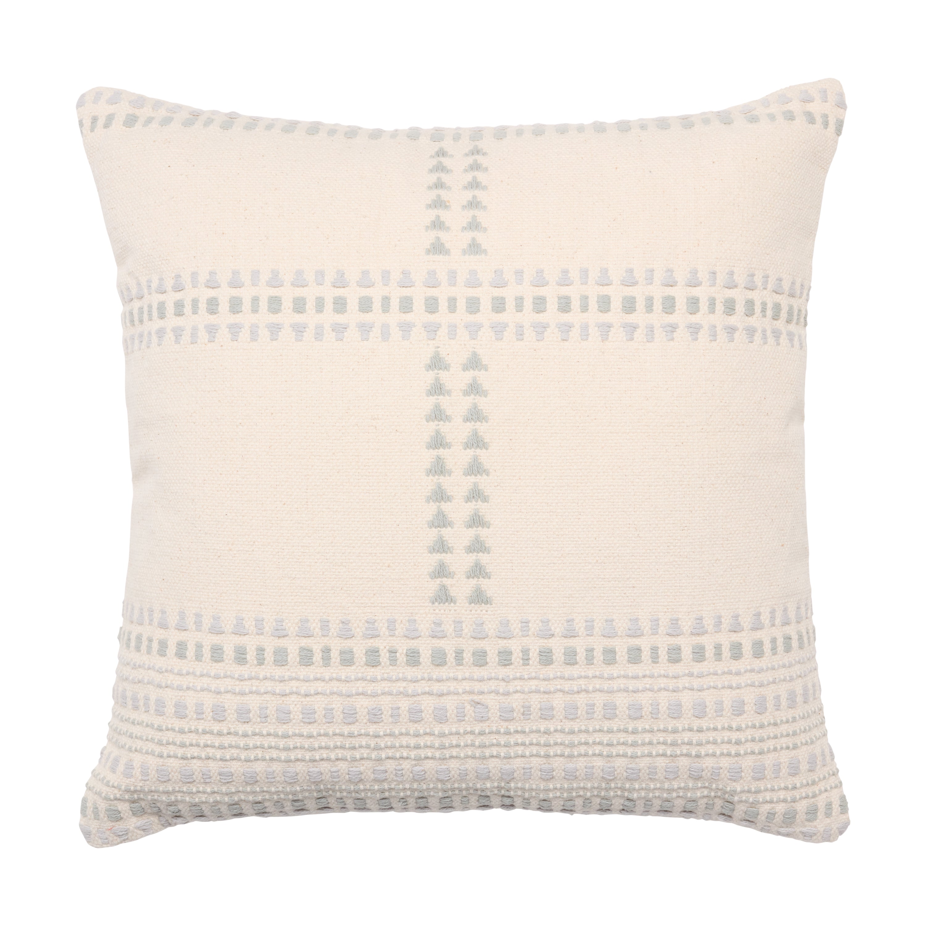 Jaipur Living Aryn Pillow - Cream/Light Blue (SNH01)