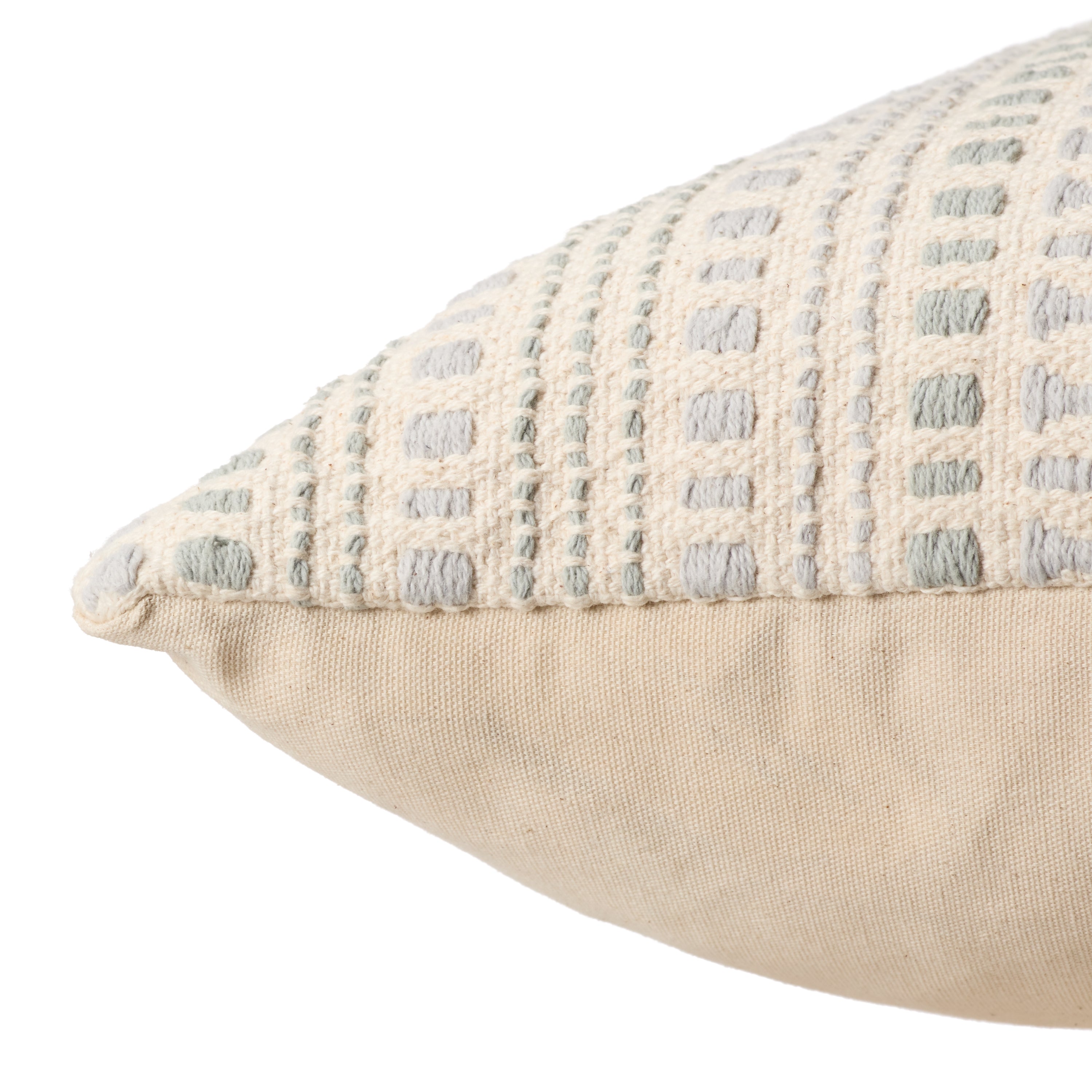 Jaipur Living Aryn Pillow - Cream/Light Blue (SNH01)