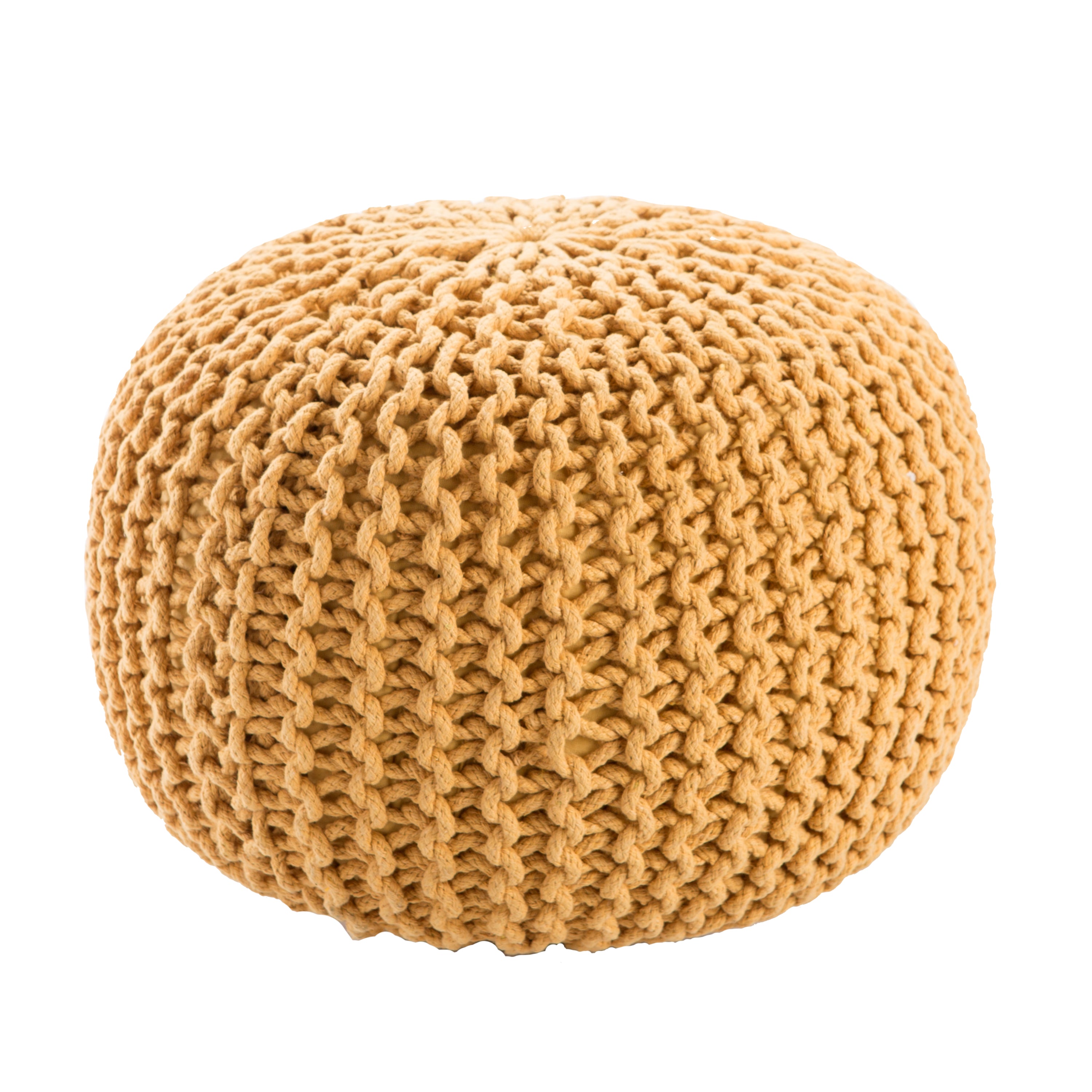 Jaipur Living Spectrum Pouf Pouf - Yellow (STP01)