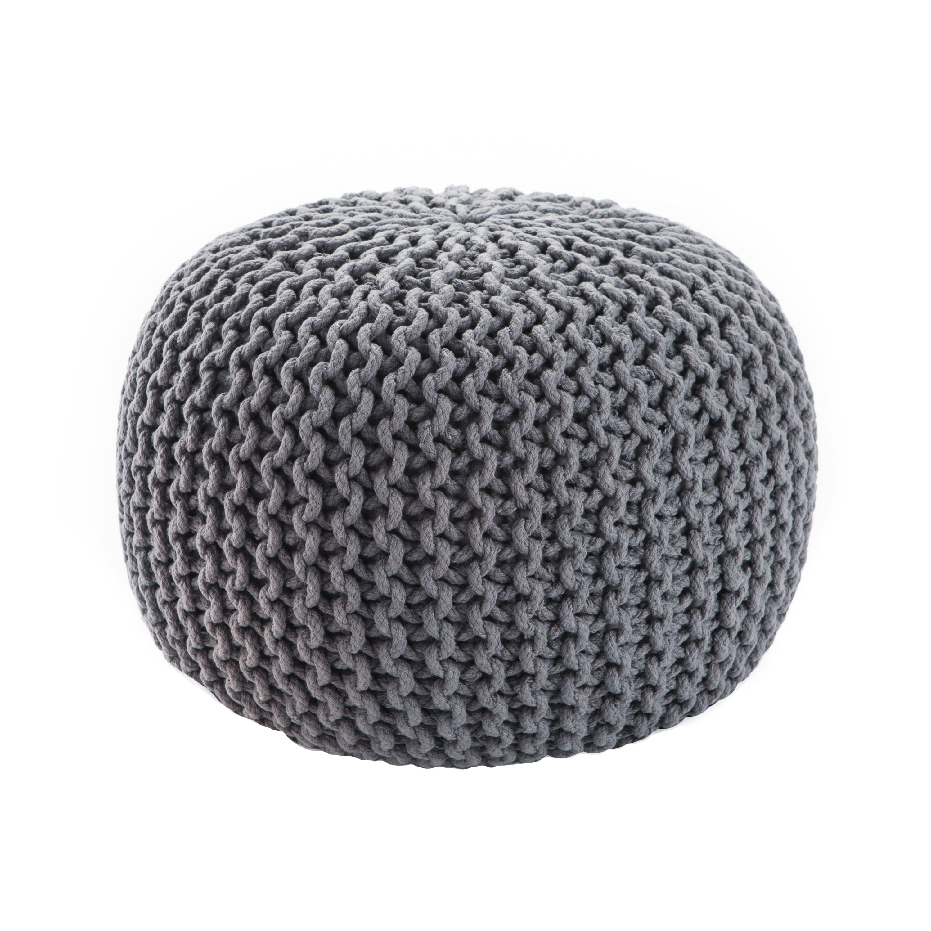Jaipur Living Spectrum Pouf Pouf - Gray (STP04)