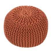 Jaipur Living Spectrum Pouf Pouf - Orange (STP05)