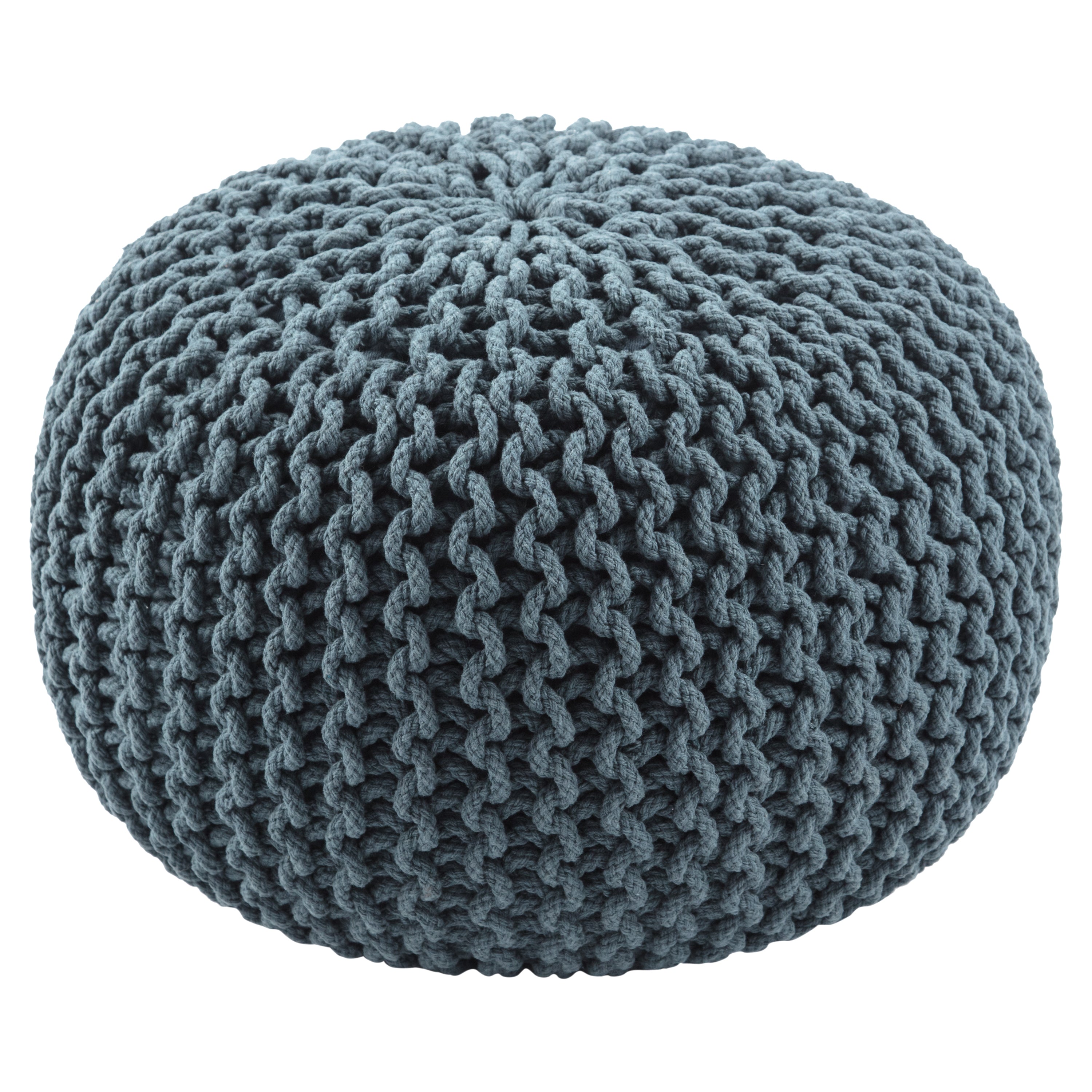 Jaipur Living Spectrum Pouf Pouf - Navy (STP06)