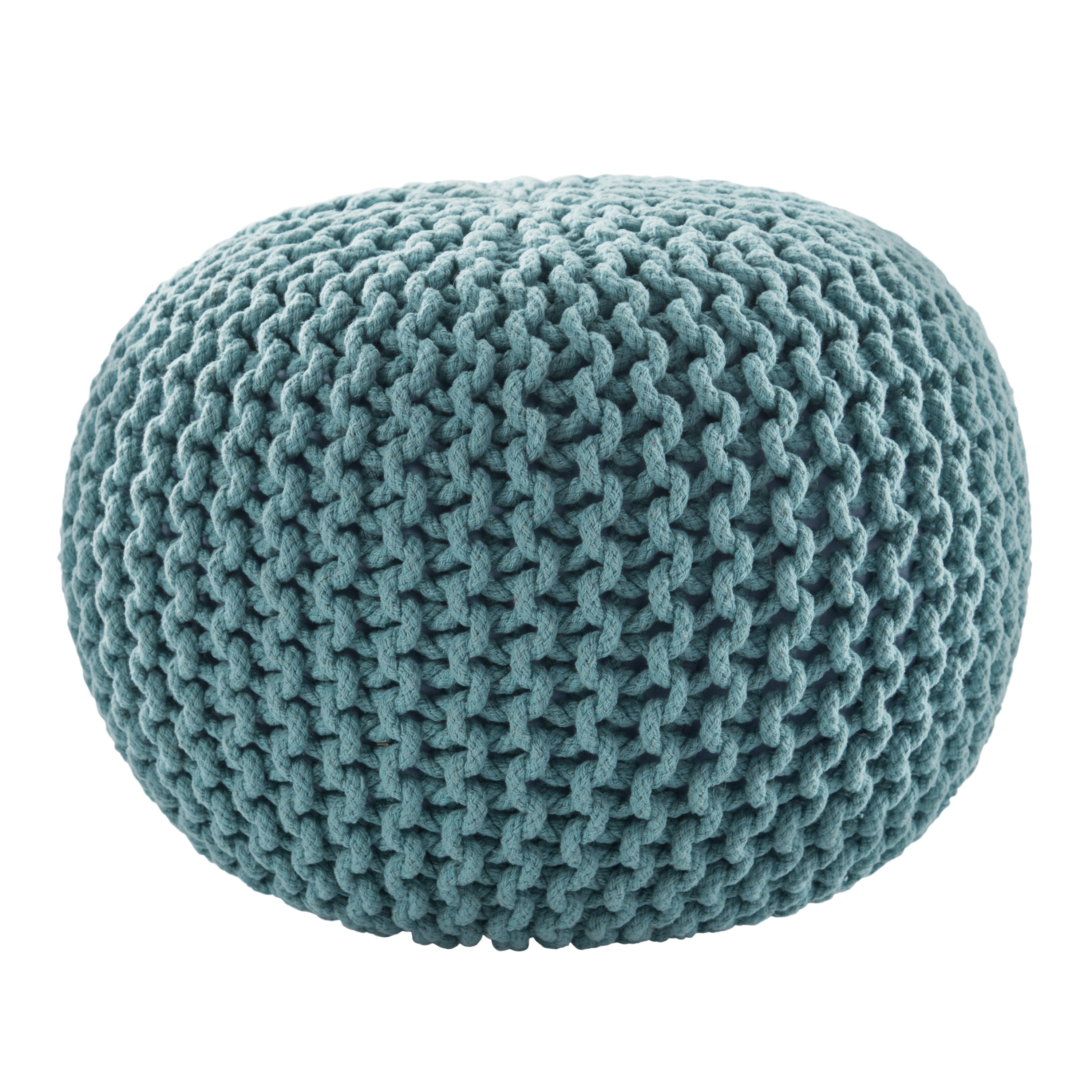 Jaipur Living Spectrum Pouf Pouf - Aqua (STP10)