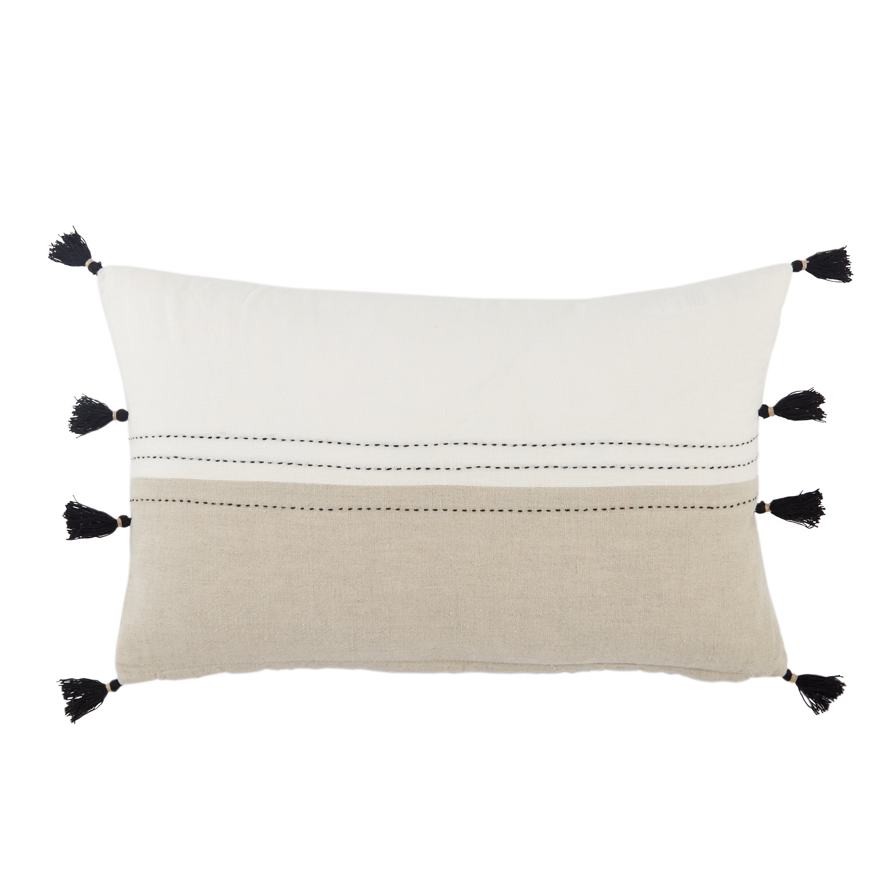 Jaipur Living Yamanik Pillow - White/Beige (TGA01)