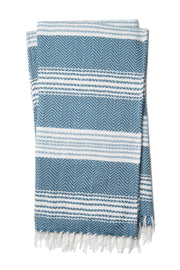 Loloi Wren Throw - Blue / White (T0035)