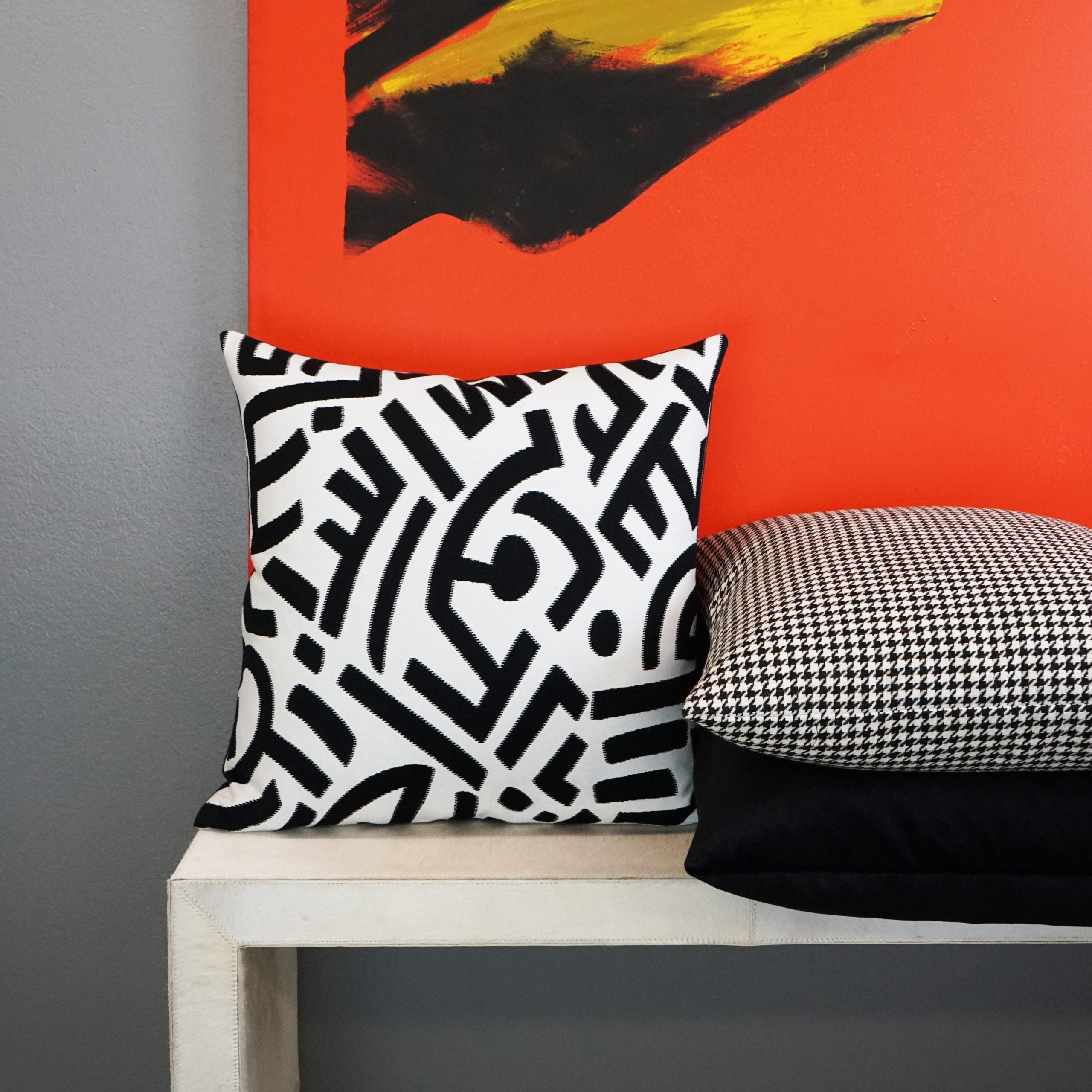 D.V. Kap Home Houndstooth Pillow