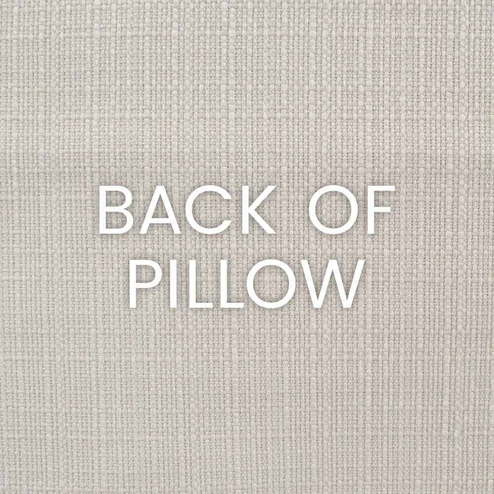 D.V. Kap Home Raw Edges Pillow - Paprika
