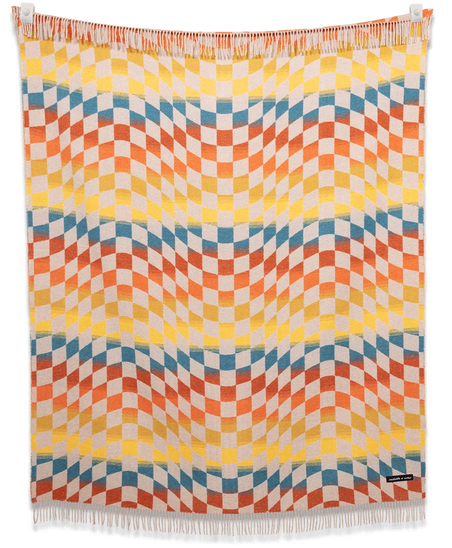 Sackcloth & Ashes Checkered Santa Cruz Blanket