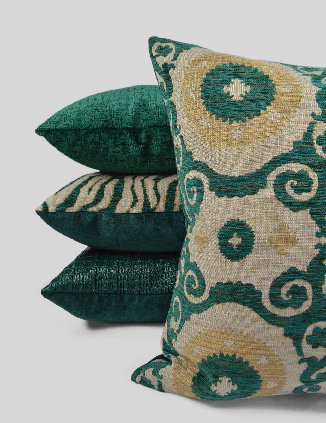 D.V. Kap Home Tetris Pillow - Emerald
