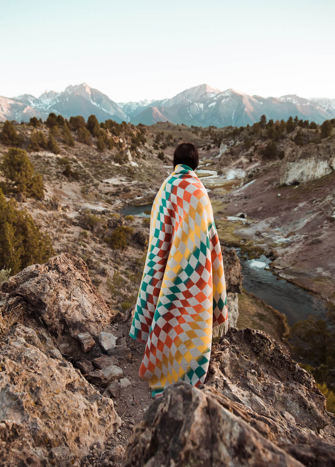 Sackcloth & Ashes Checkered Santa Cruz Blanket