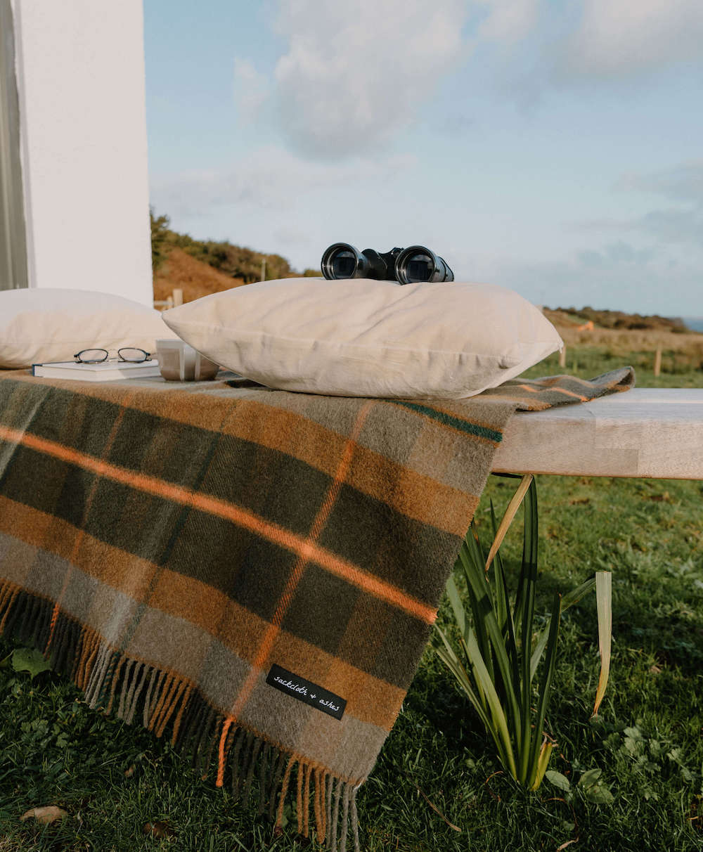 Sackcloth & Ashes Folk Olive Blanket
