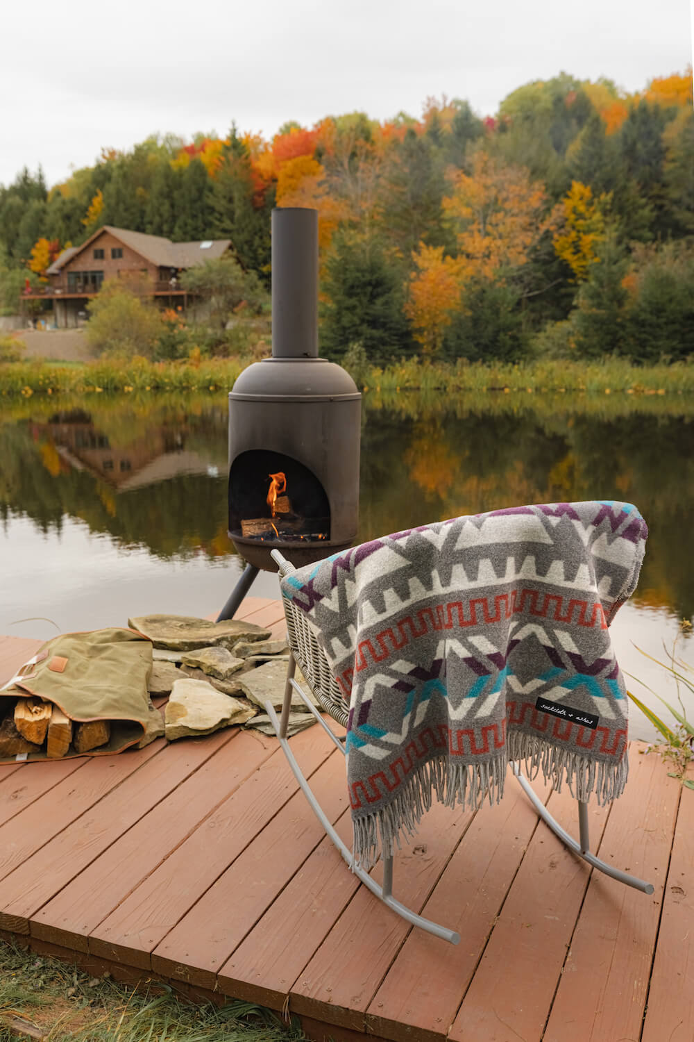 Sackcloth & Ashes Ridgeline Tetons Blanket