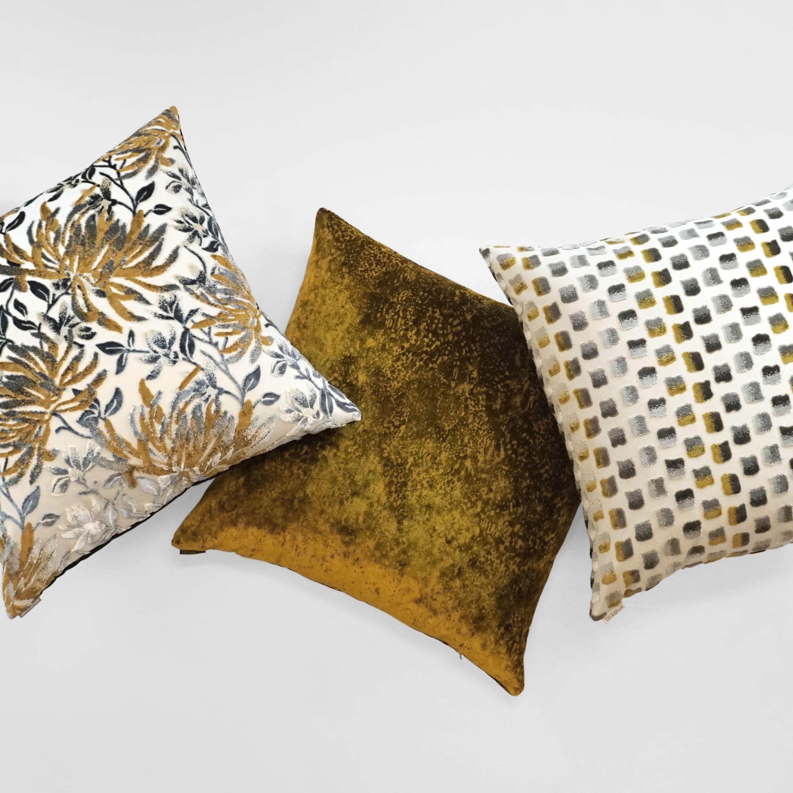 D.V. Kap Home Grated Pillow - Ochre