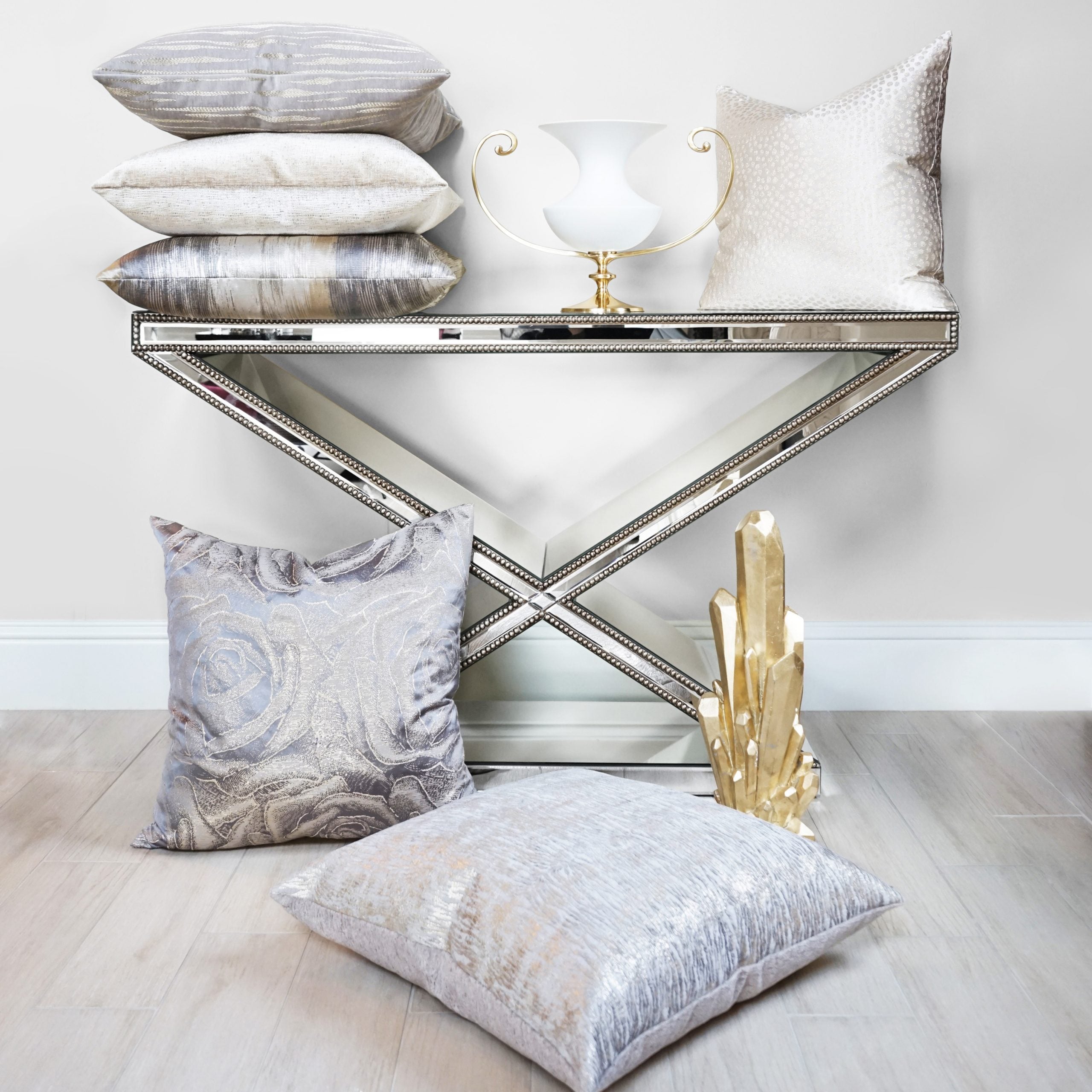 D.V. Kap Home Davos Pillow - Smoke