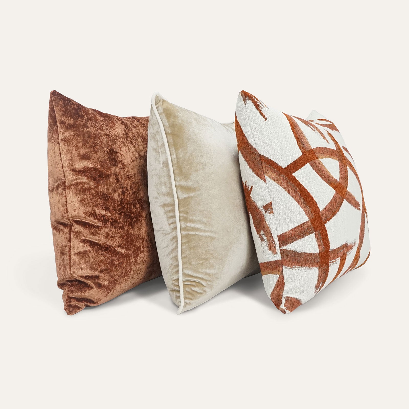 D.V. Kap Home Grated Pillow - Copper Coin